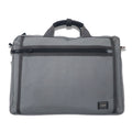 PORTER Clip Borsa a Tracolla Business Grigia in Poliestere, Espandibile, Made in Japan