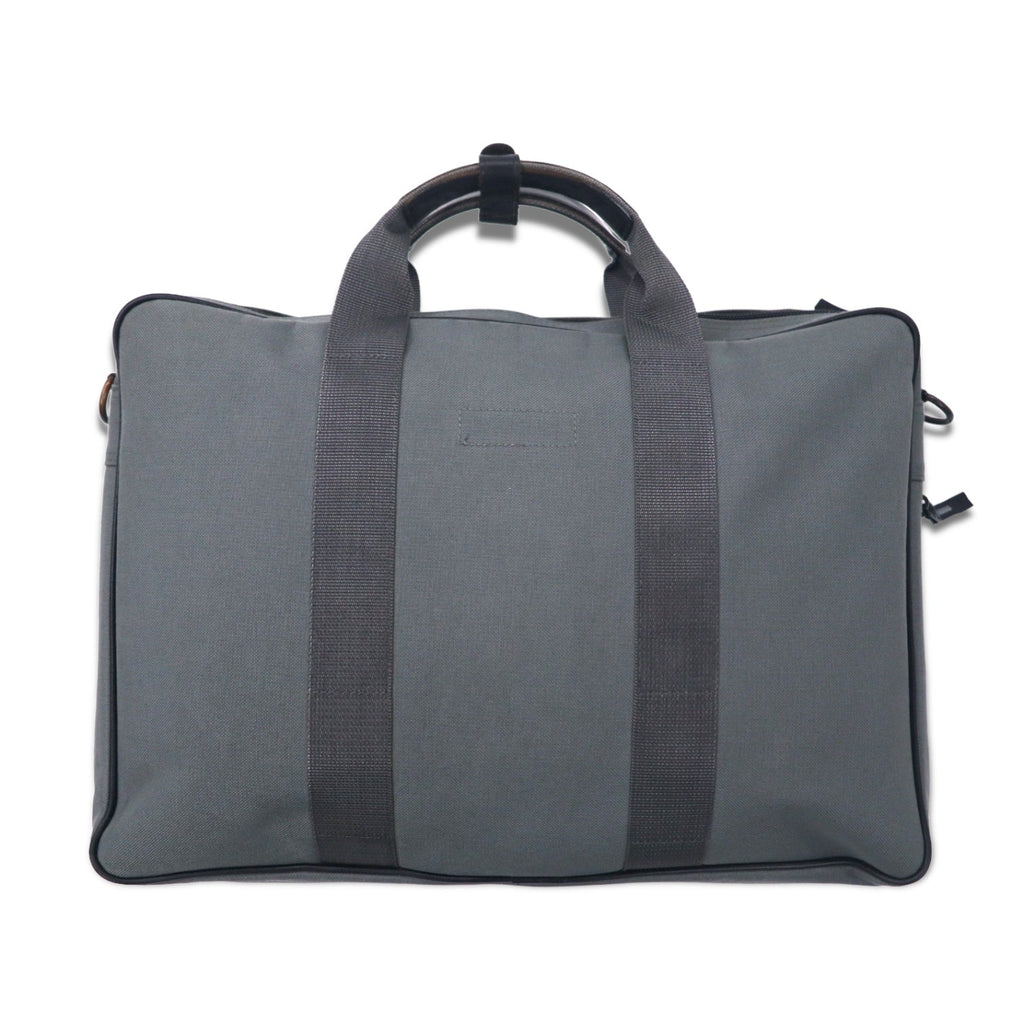 PORTER Clip Borsa a Tracolla Business Grigia in Poliestere, Espandibile, Made in Japan
