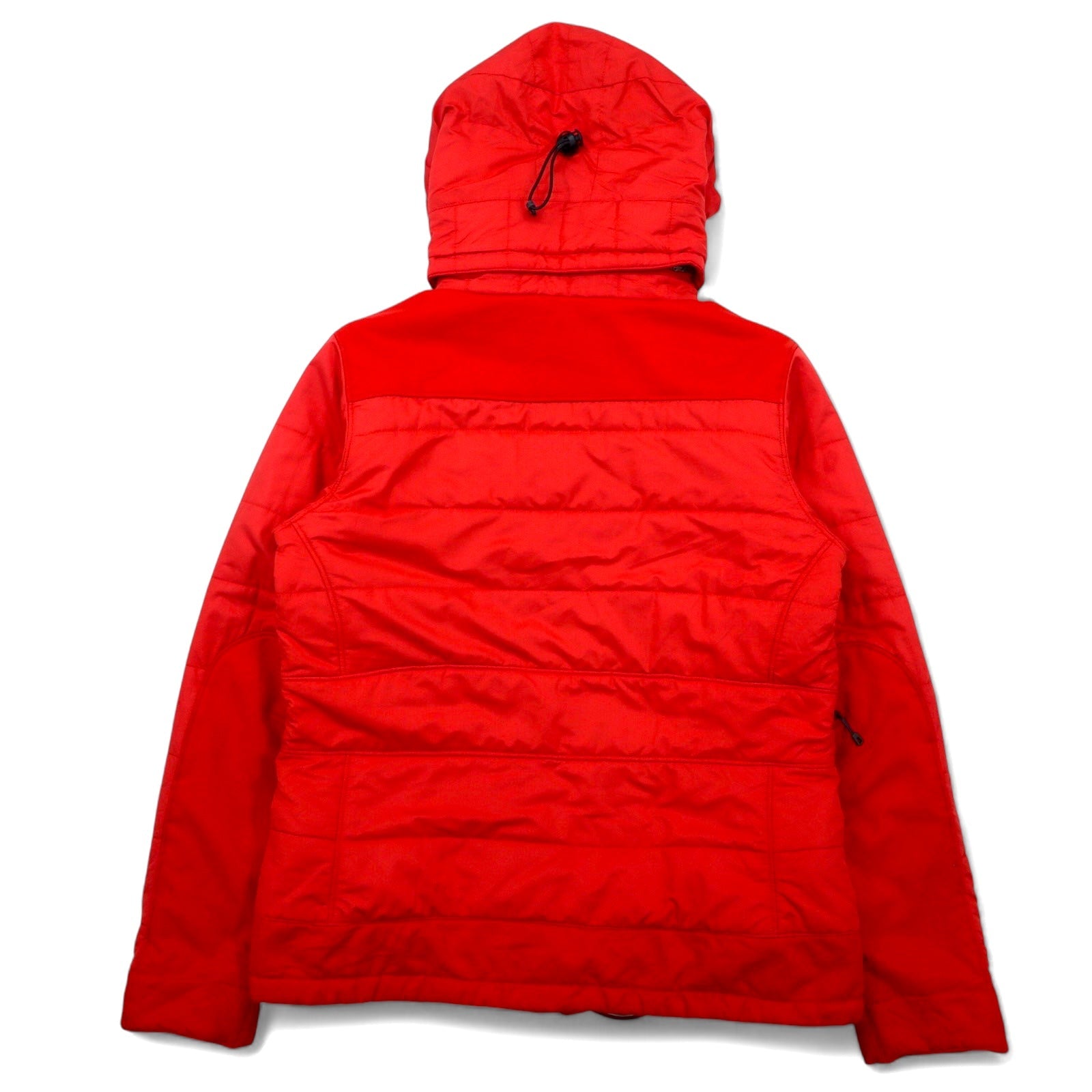 patagonia giacca a vento M rossa poliestere trapuntata cappuccio removibile Rubicon Rider Jacket 29459F0