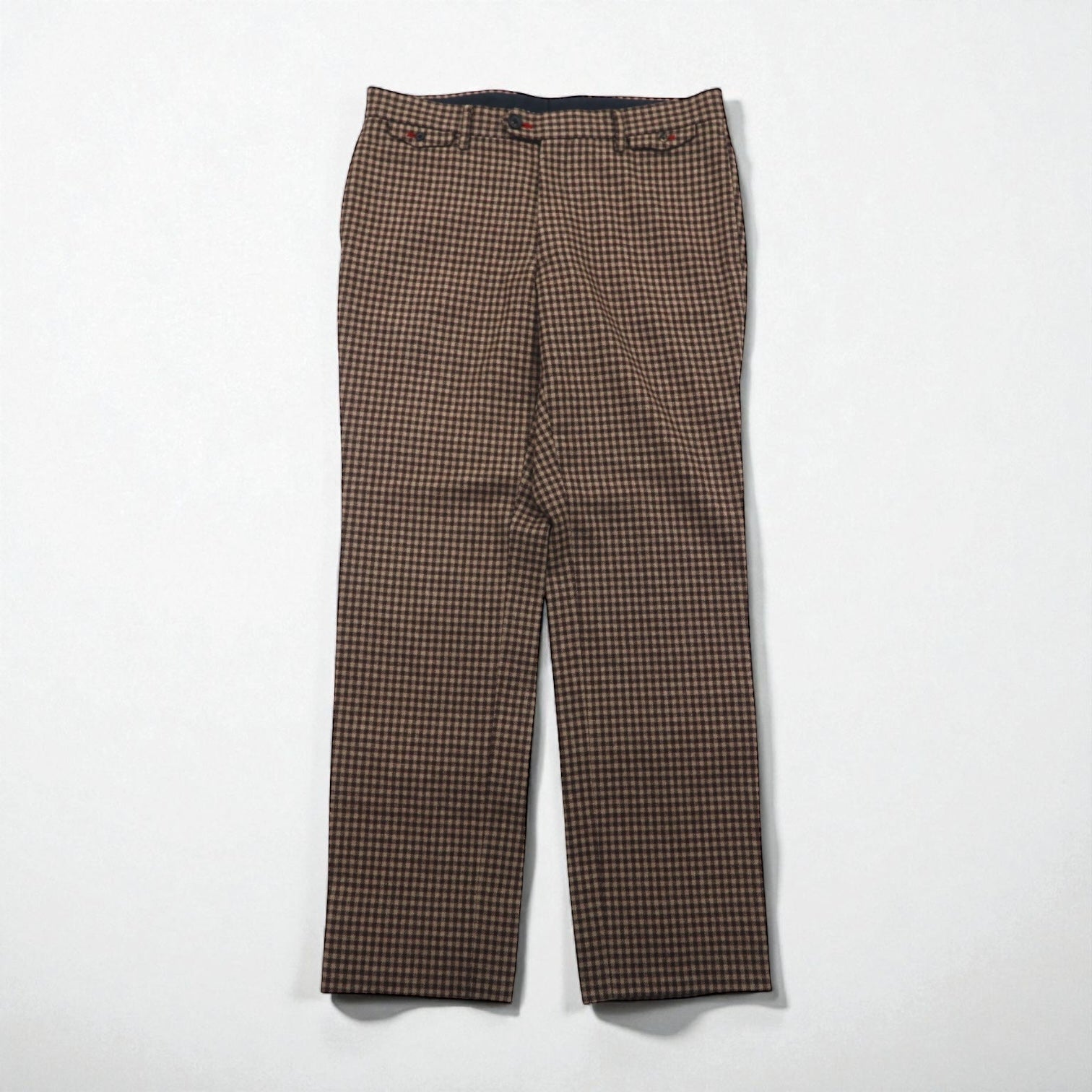 Paul Smith COLLECTION ツイード スラックス パンツ L ブラウン グレンチェック 日本製