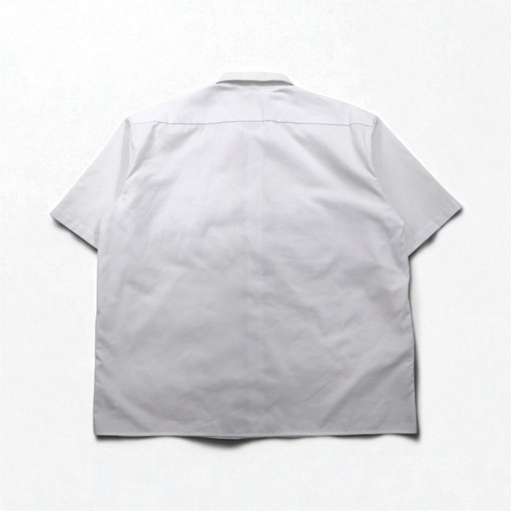 Dickies 半袖 ワークシャツ 2XL ホワイト ポリエステル コットン ダブルポケット 1574