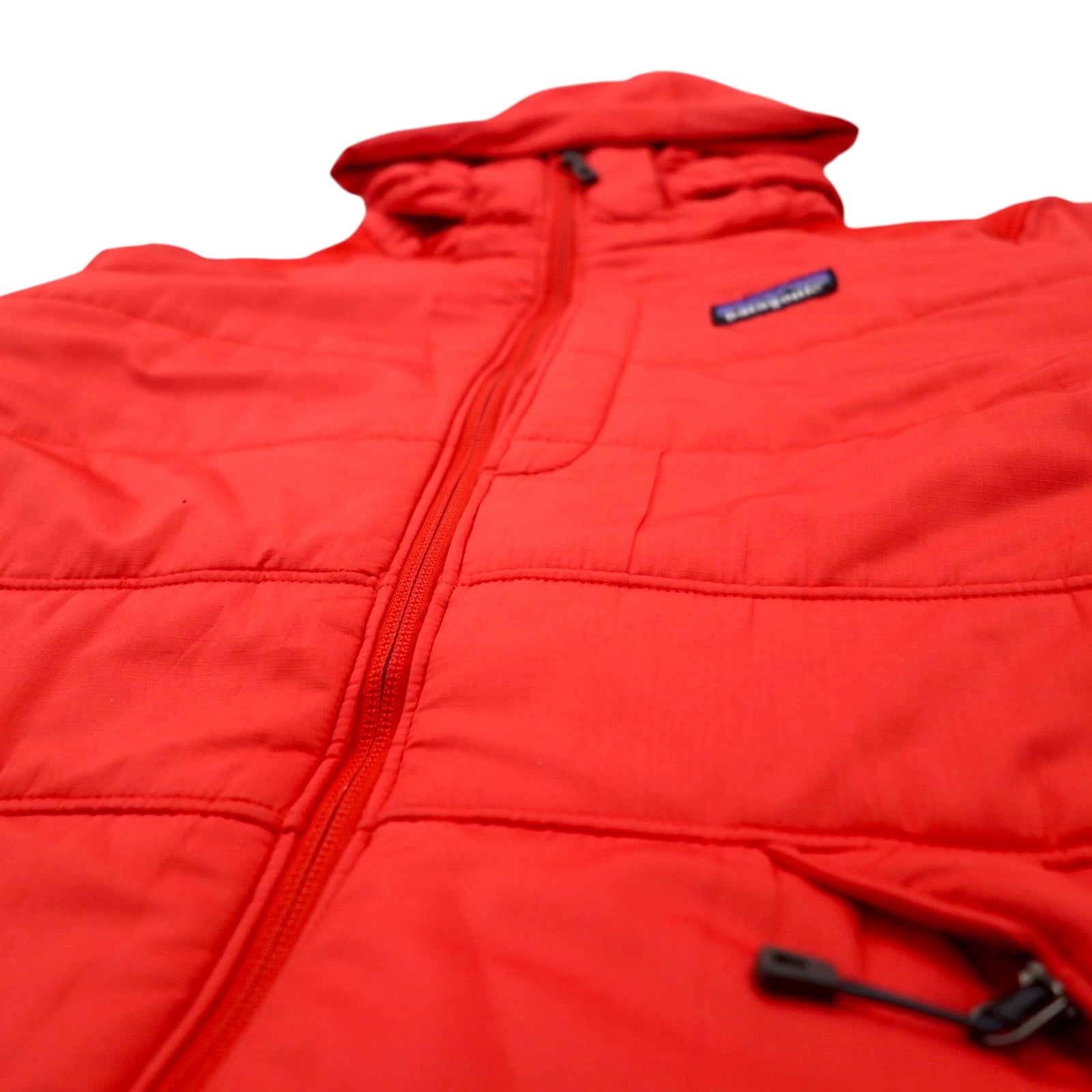 patagonia giacca a vento M rossa poliestere trapuntata cappuccio removibile Rubicon Rider Jacket 29459F0