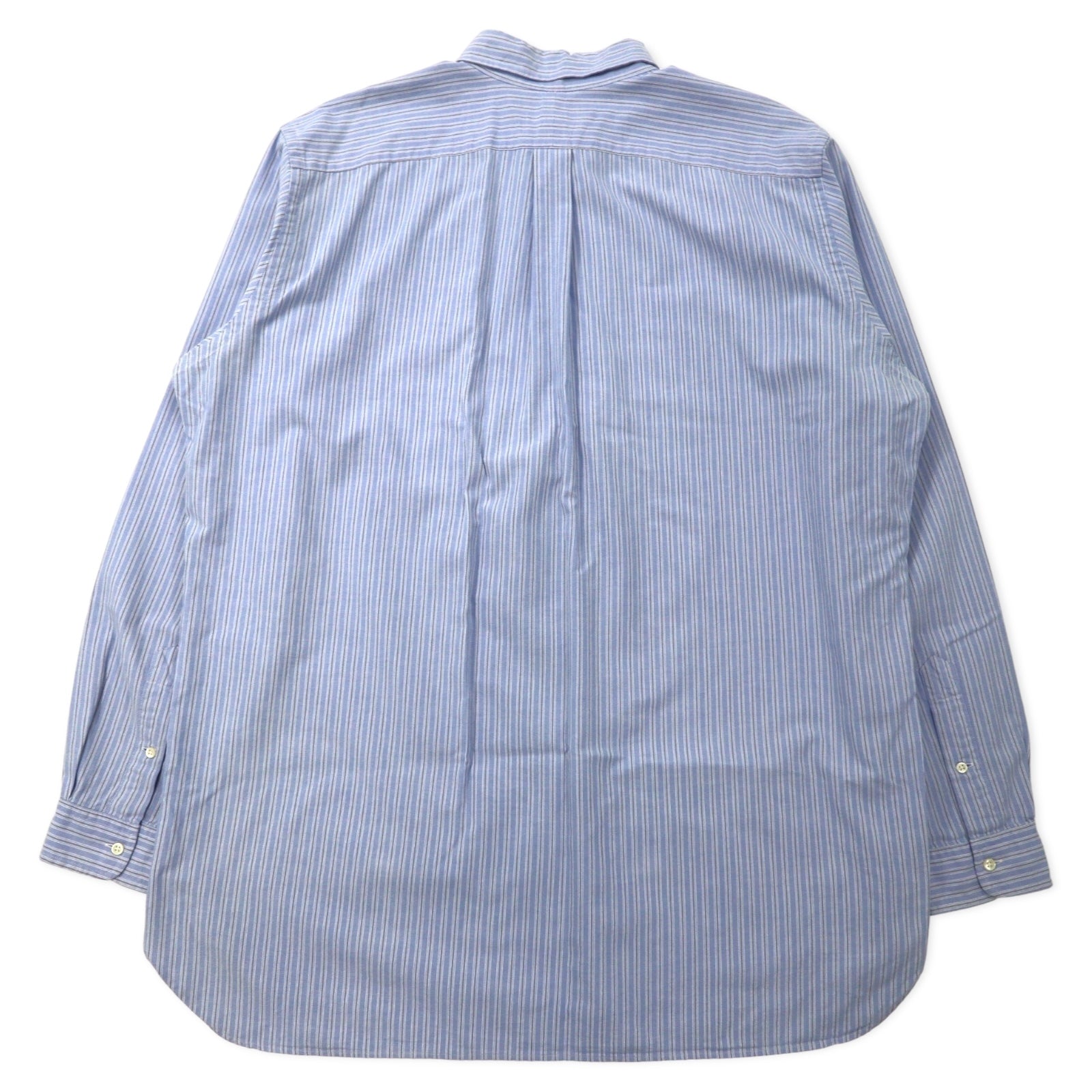 Camicia Button-down Ralph Lauren XLT TALL Blu Cotone CLASSIC FIT Ricamo Pony Piccolo