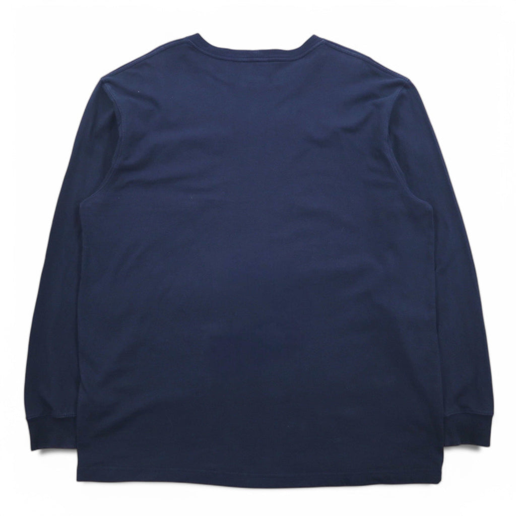 Carhartt ロングスリーブ ポケット Tシャツ ロンT XL ネイビー ORIGINAL FIT K126 メキシコ製