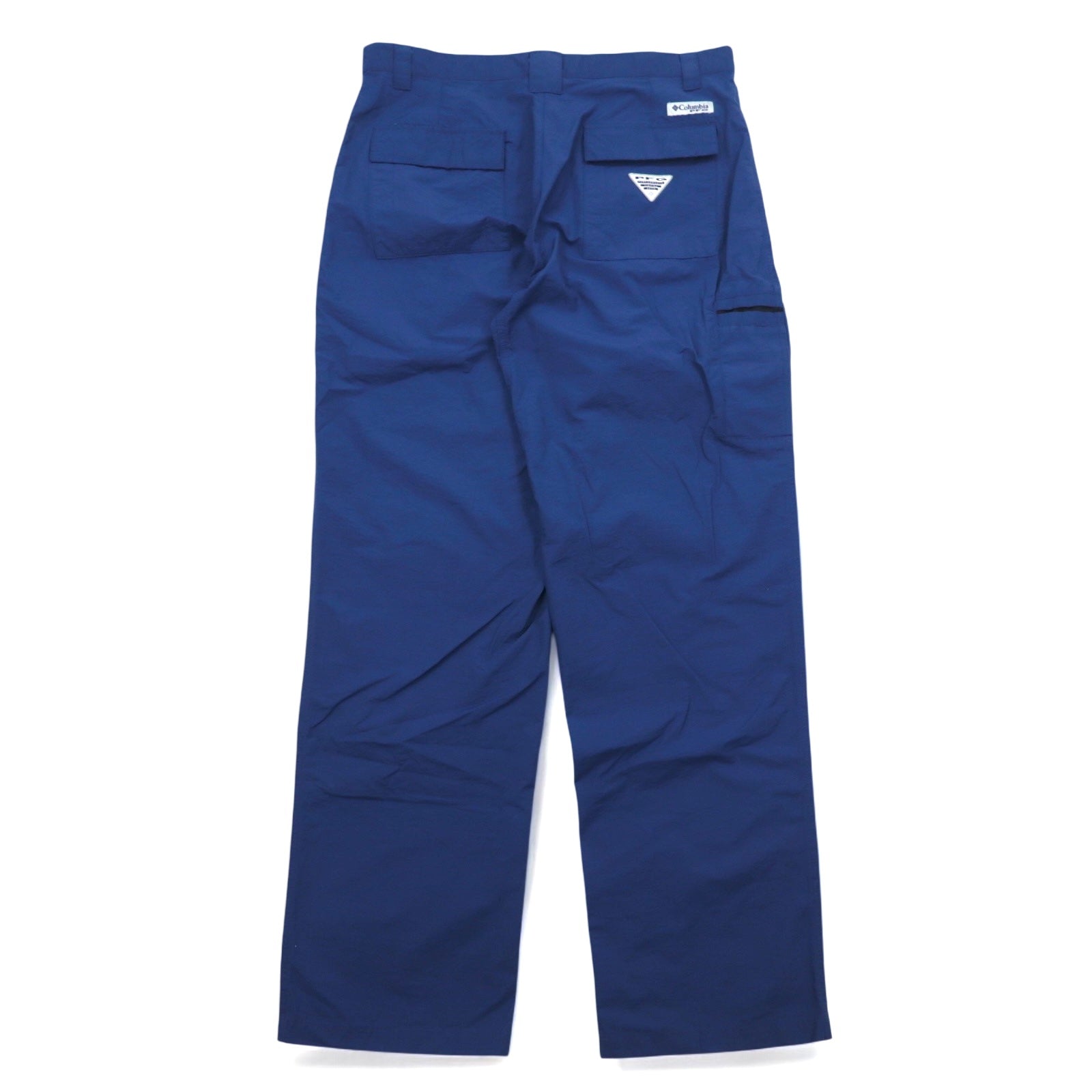 Columbia PFG Pantaloni da Pesca Ripstop L Navy OMNI-SHIELD Idrorepellente FQ1041