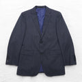 BURBERRY BLACK LABEL 2B テーラードジャケット スーツ S グレー ストライプ ウール 羊毛 D1H31-608-07