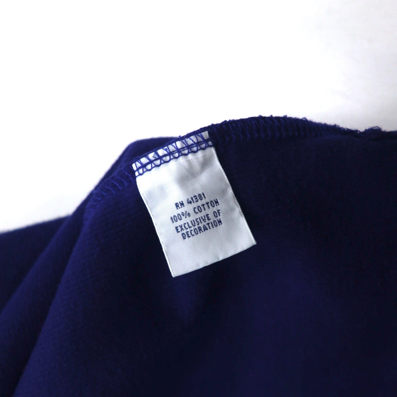 POLO RALPH LAUREN felpa con mezza zip M blu cotone piccolo ricamo pony