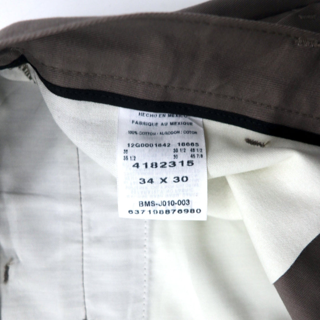 LEE チノパンツ 34 カーキ コットン PERFORMANCE KHAKIS 4182315 メキシコ製