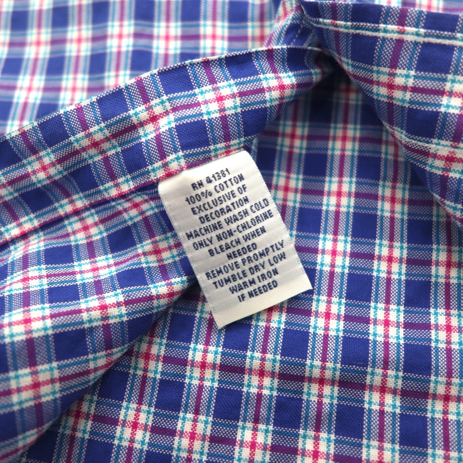 Camicia button-down RALPH LAUREN L a quadri blu oversize con ricamo piccolo pony