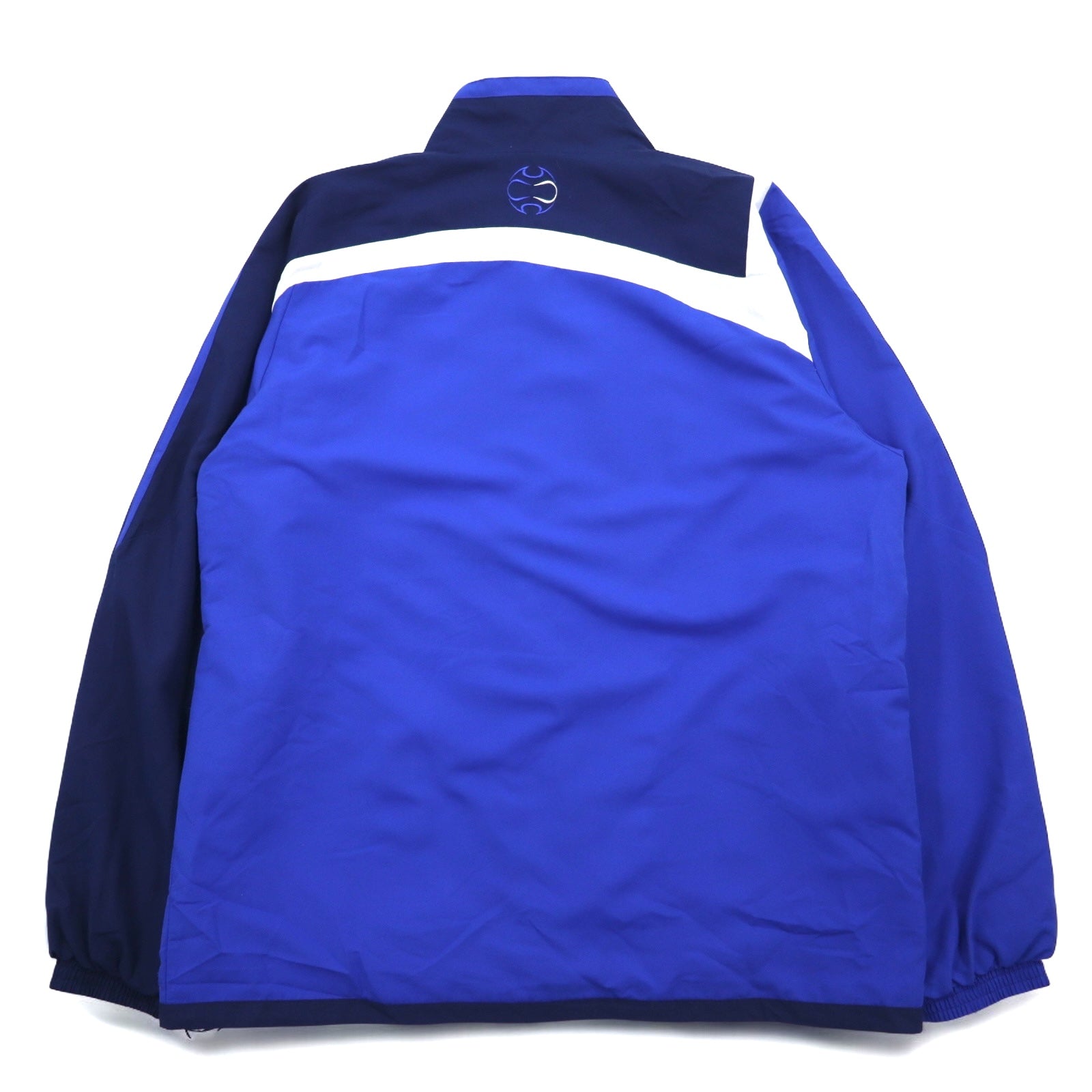 Giacca adidas in nylon, giacca da pista, tuta da ginnastica, 3XL, blu navy, 3 strisce