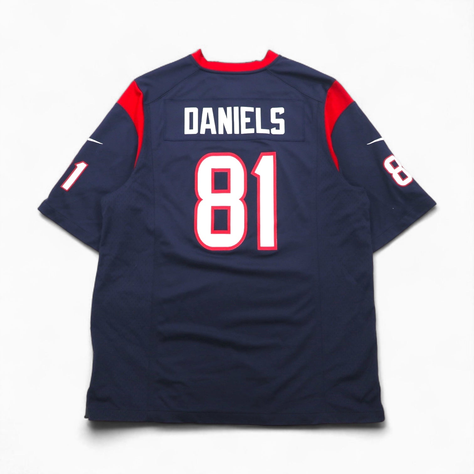Maglia da gioco NIKE L blu navy poliestere NFL Texans Numerazione Giocatori NFL IN CAMPO