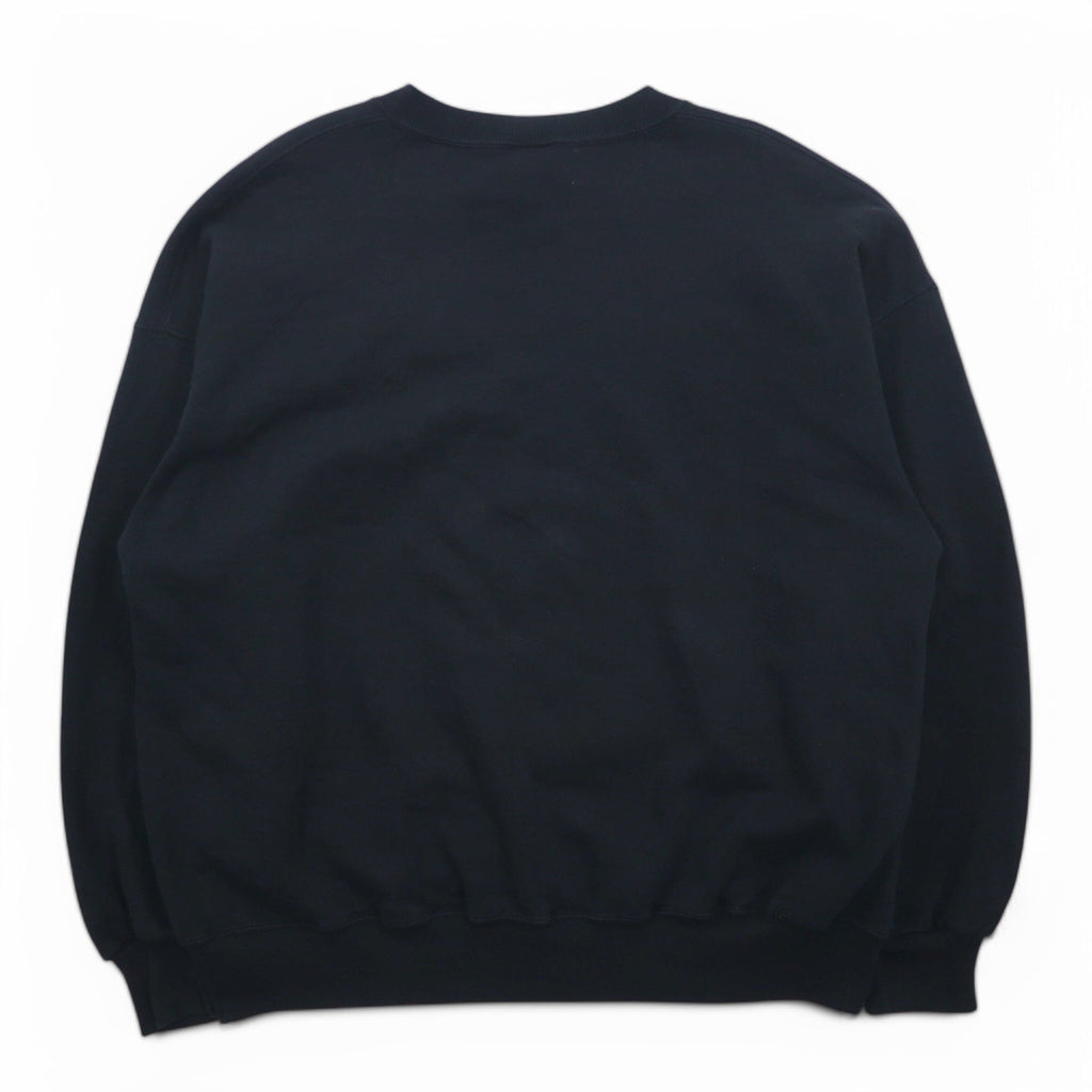 JERZEES Made in USA Anni '80 SUPER SWEATS Felpa girocollo 2XL Nera Interno felpato PSC