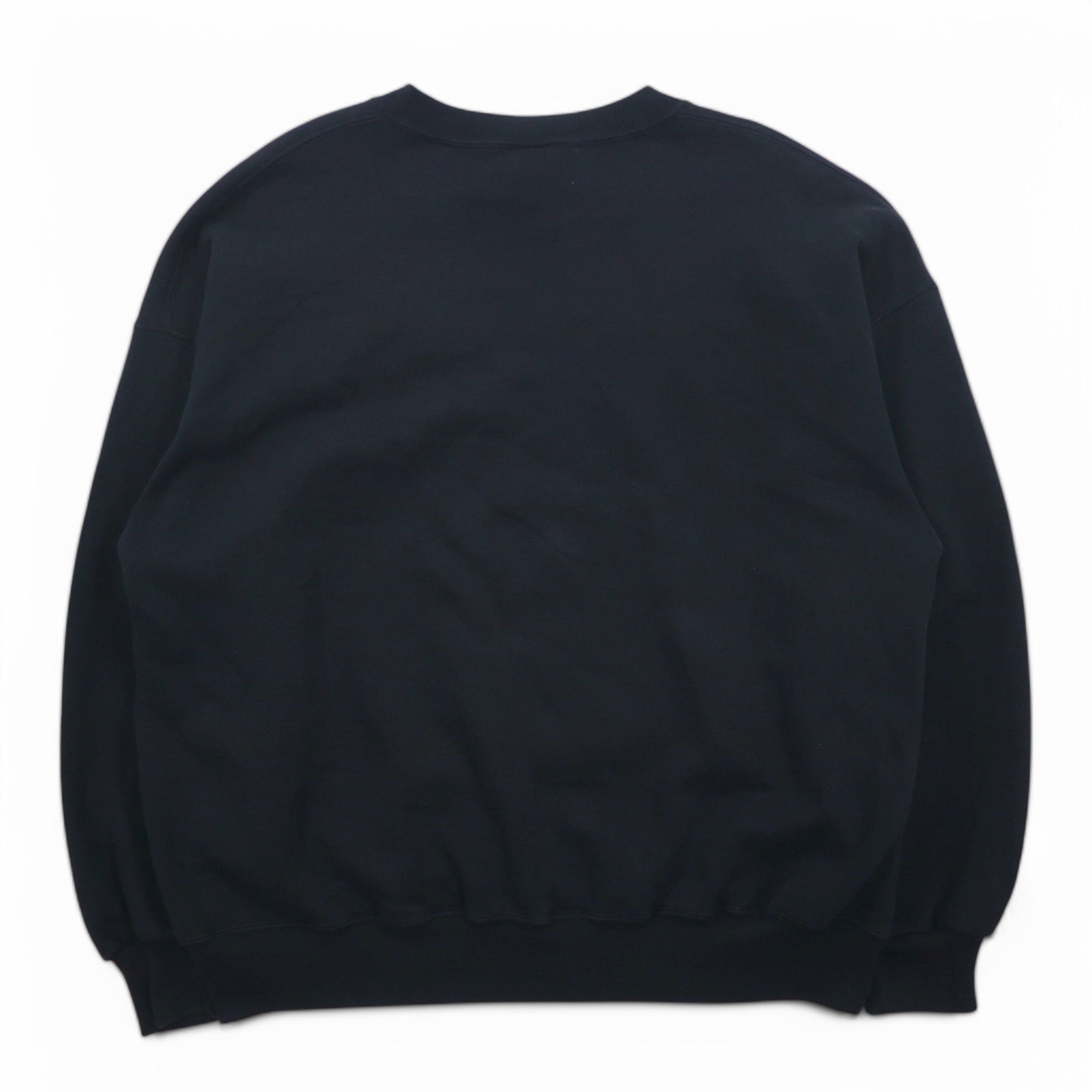 JERZEES Made in USA Anni '80 SUPER SWEATS Felpa girocollo 2XL Nera Interno felpato PSC