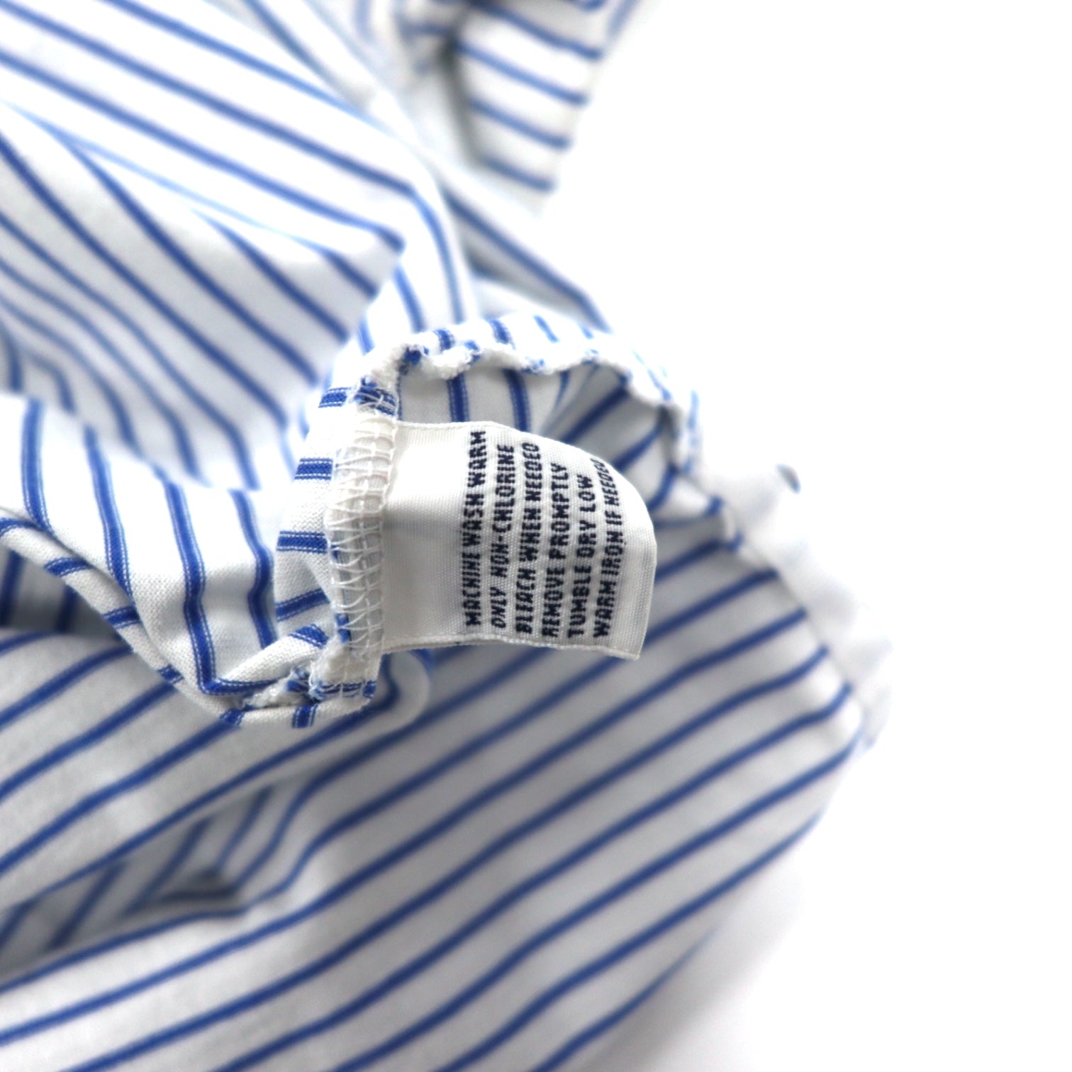 POLO GOLF RALPH LAUREN Polo a righe XL Bianco Blu Cotone Ricamo piccolo pony Taglia grande Prodotto in Perù