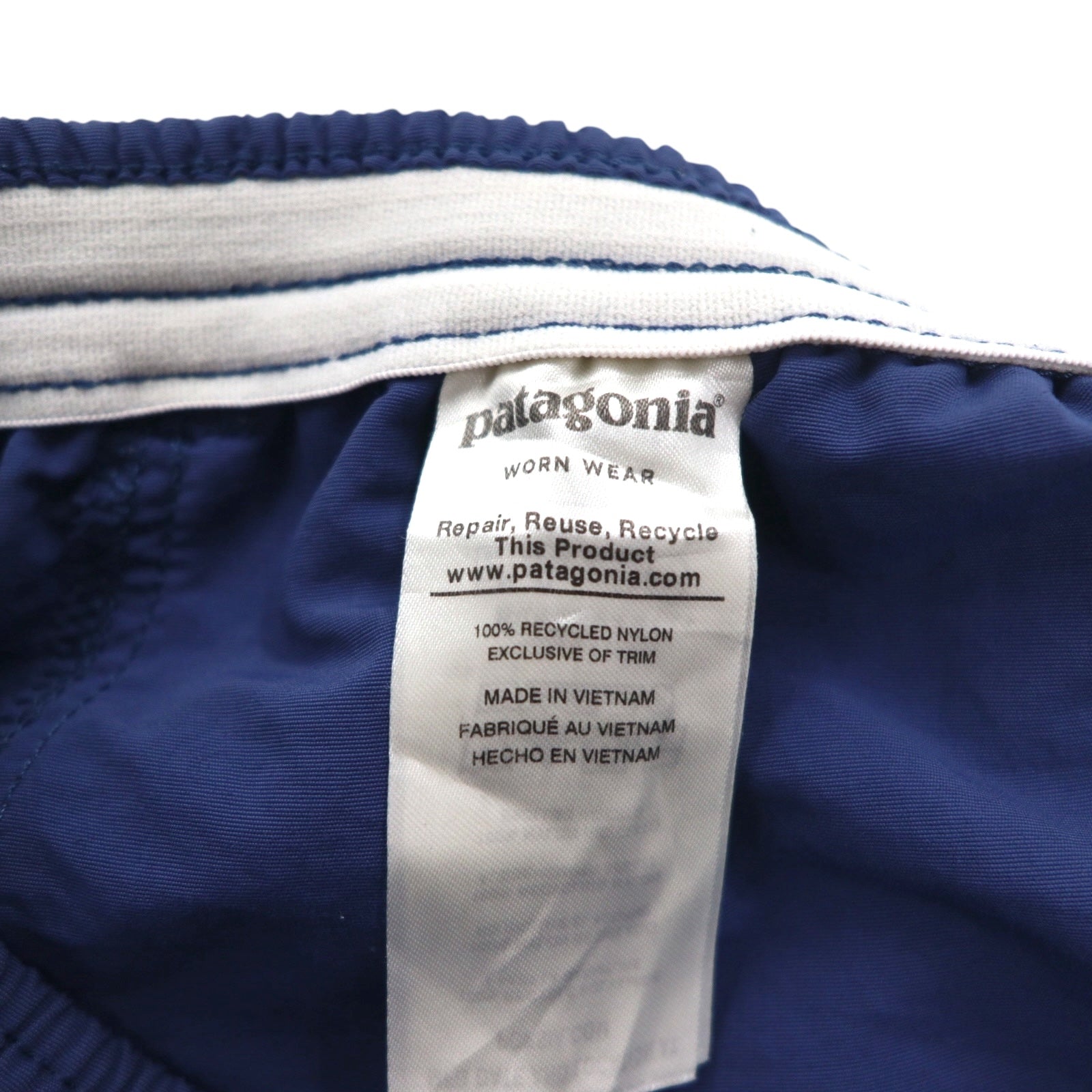 patagonia Baggies Shorts 5 pollici pantaloncini corti S blu navy nylon 57058
