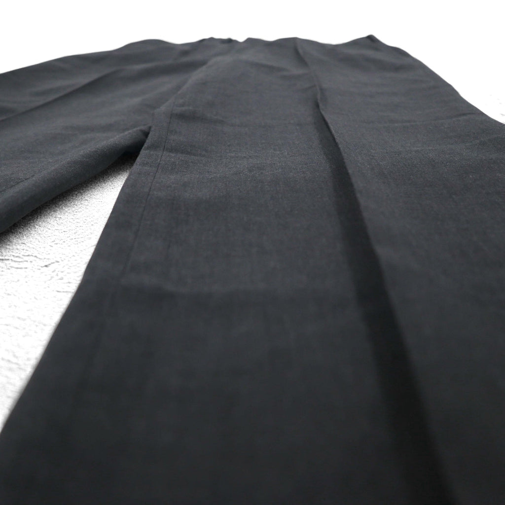 DAKS Pantaloni ampi con piega centrale M Grigio Lana Made in Japan
