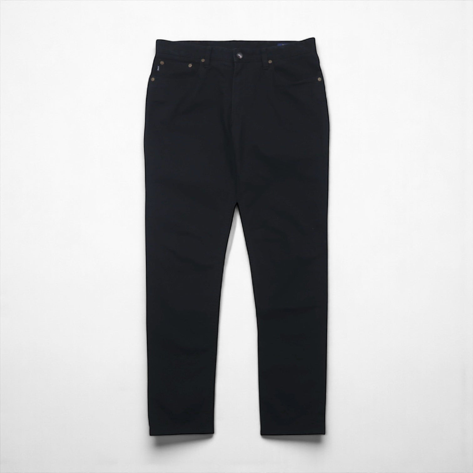 Polo Ralph Lauren チノパンツ ワークパンツ L ブラック コットン TALONジップ レザーパッチ