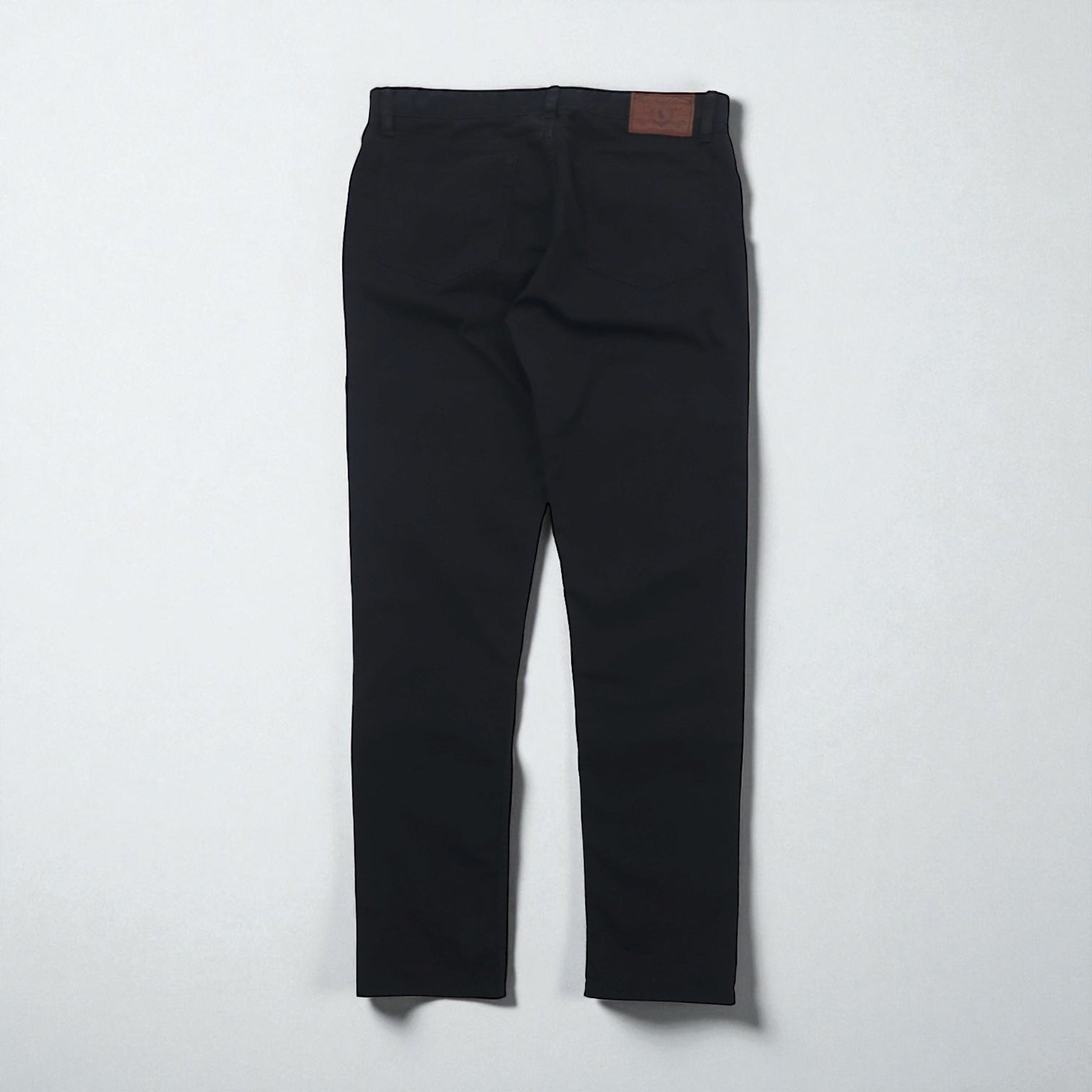 Polo Ralph Lauren チノパンツ ワークパンツ L ブラック コットン TALONジップ レザーパッチ