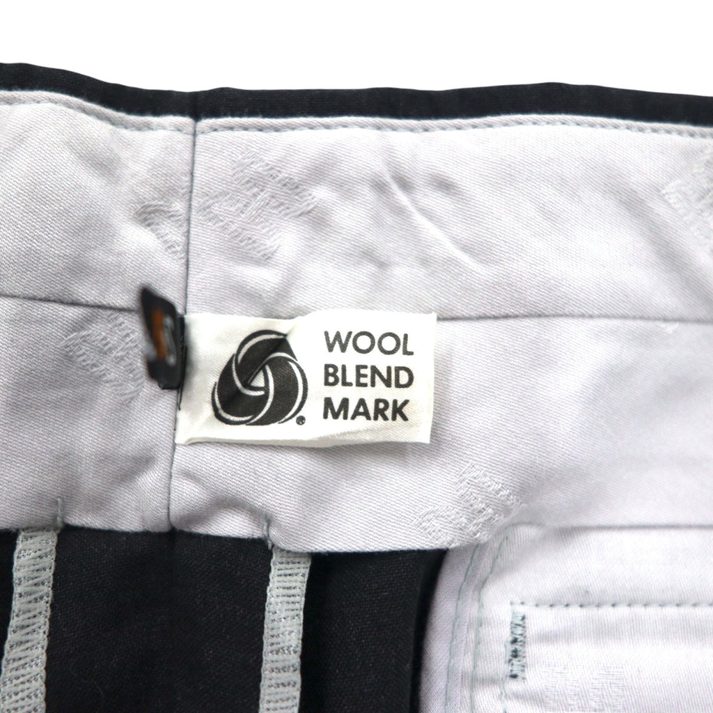 DAKS Pantaloni ampi con piega centrale M Grigio Lana Made in Japan