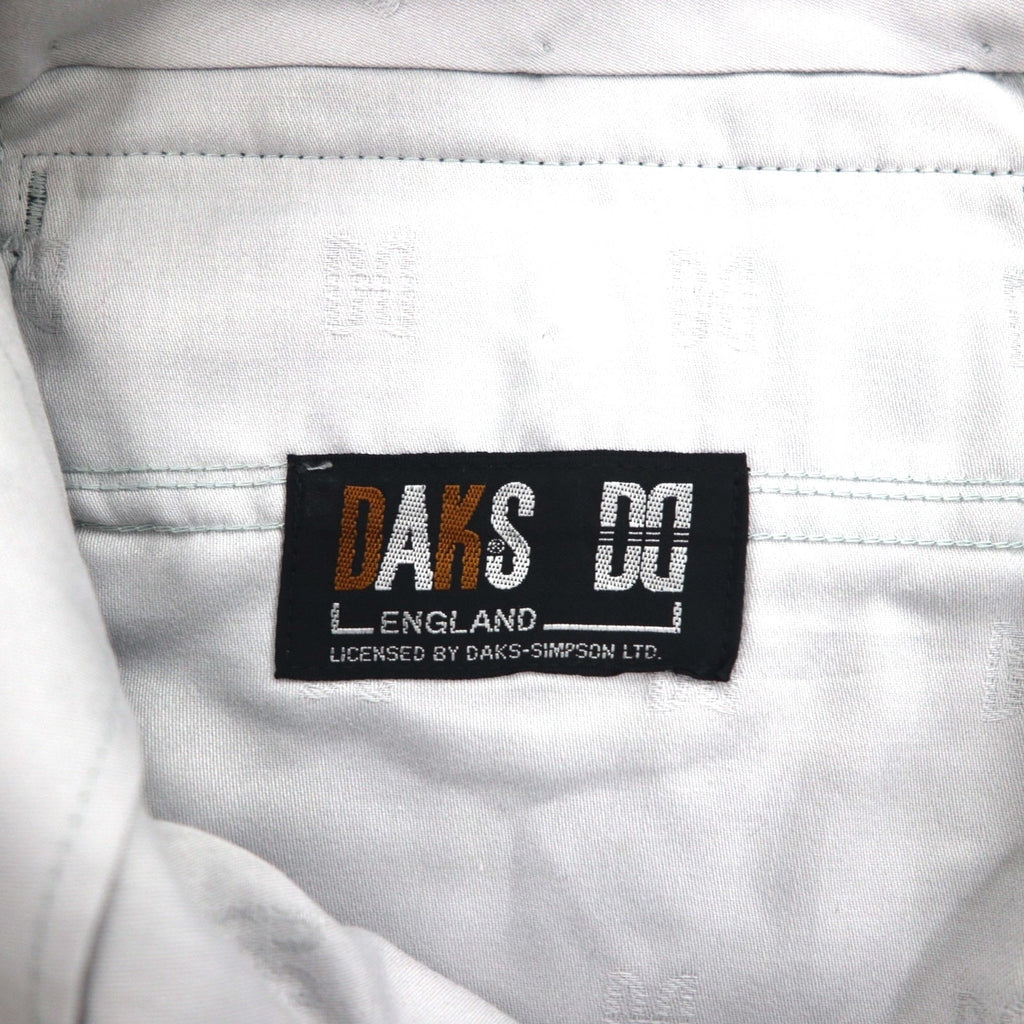 DAKS Pantaloni ampi con piega centrale M Grigio Lana Made in Japan