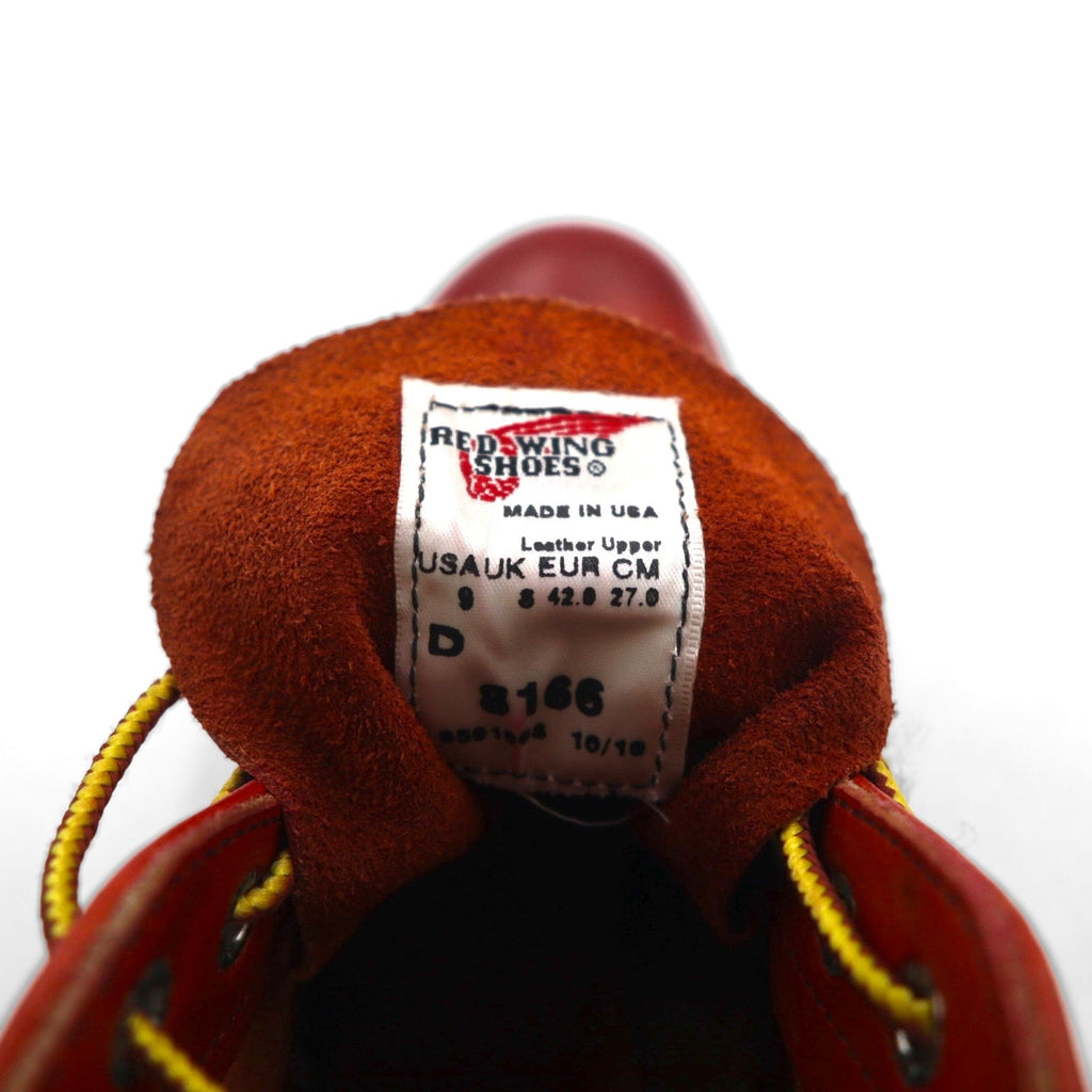 REDWING Stivali da lavoro 6-inch Classic Round 27cm Rosso Oro-Russet Pelle 8166