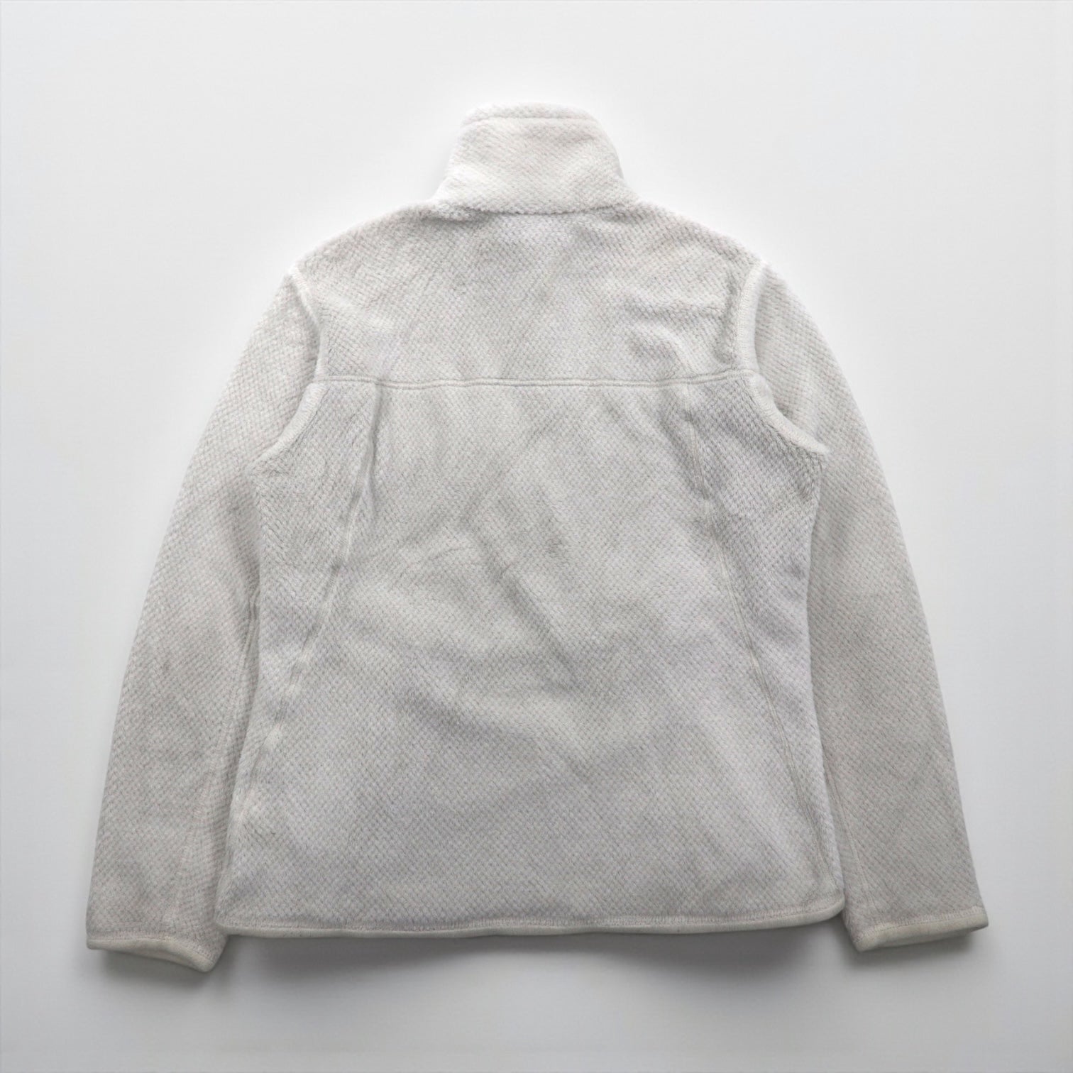 Patagonia リツール スナップT プルオーバー フリースジャケット M ホワイト カンガルーポケット 25442