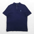 POLO RALPH LAUREN Polo M Blu Navy Cotone Piqué Ricamo Small Pony