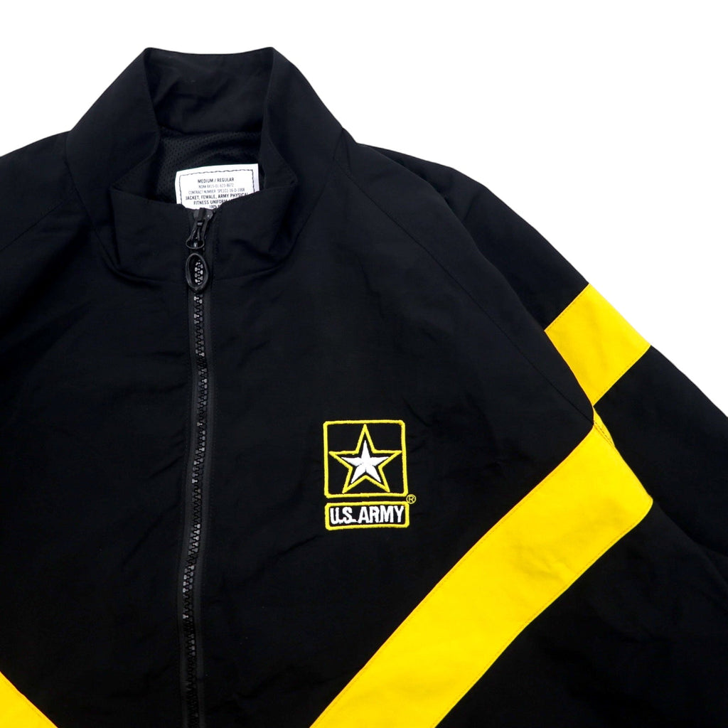 US ARMY APFU Training Jacket Giacca in nylon M Nero Militare 8415-01-623-8672 UNICOR / FCI MIAMI