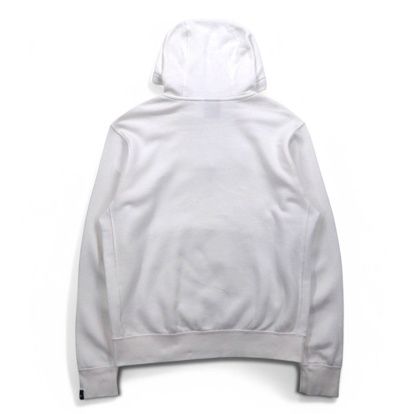 NIKE Felpa con cappuccio pullover XL bianca in cotone JUST DO IT CJ4776-100