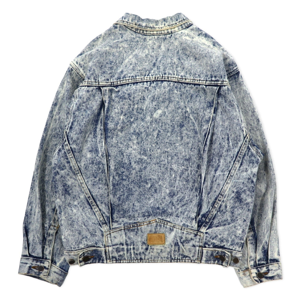 Anni '90, Giacca di jeans URBAN EQUIPMENT, lavaggio acido, Uruguay, XL, blu, cotone, oversize