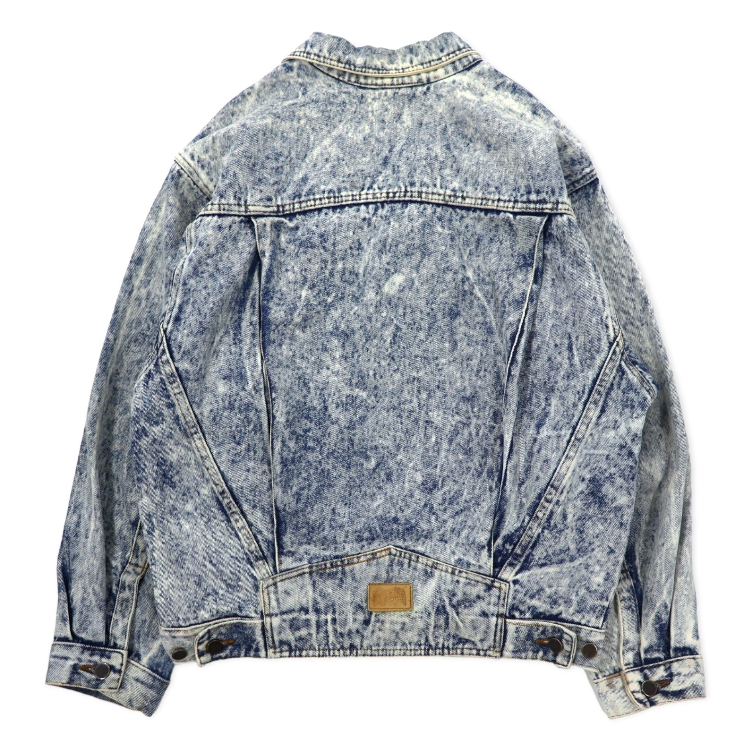 Anni '90, Giacca di jeans URBAN EQUIPMENT, lavaggio acido, Uruguay, XL, blu, cotone, oversize