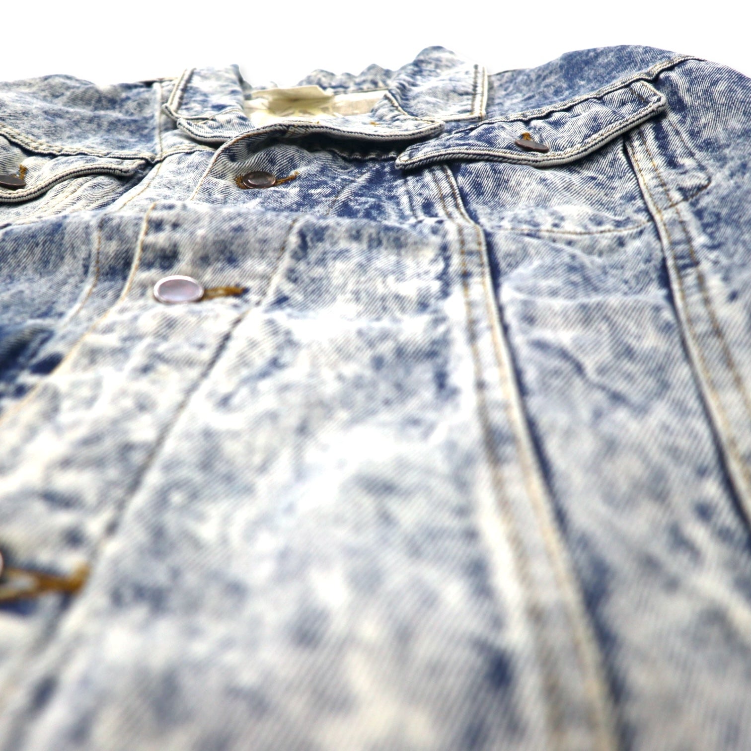 Anni '90, Giacca di jeans URBAN EQUIPMENT, lavaggio acido, Uruguay, XL, blu, cotone, oversize