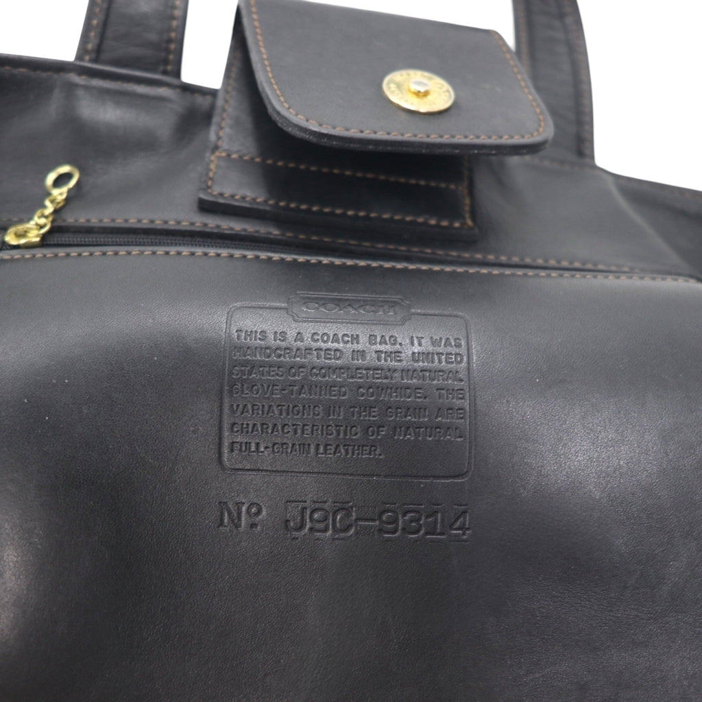COACH オールドコーチ USA製 ヴィンテージ トートバッグ ハンドバッグ 牛革 レザー 9314