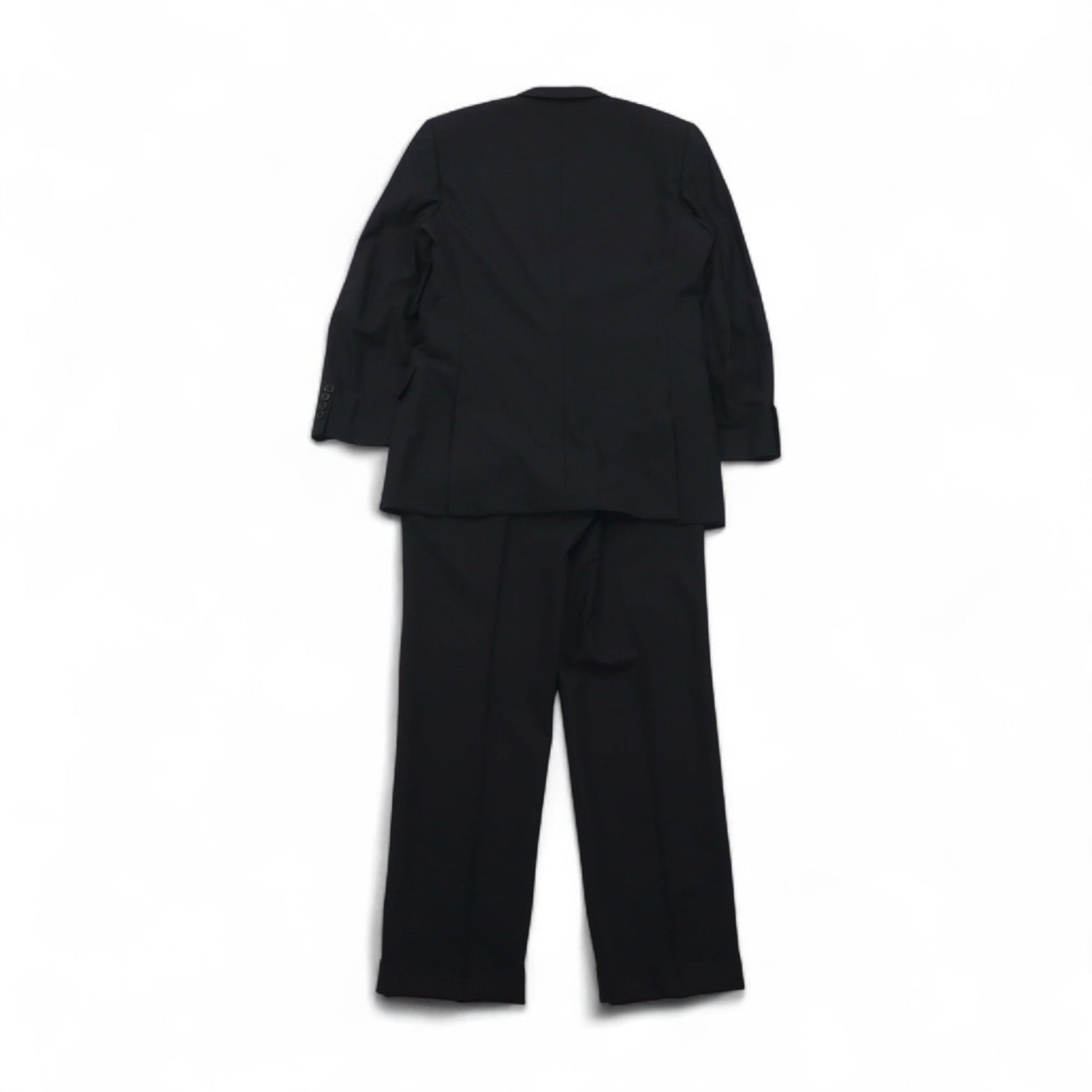 Paul Smith Anni '90 Abito completo 3 bottoni XL Nero a quadri Lana Made in Japan