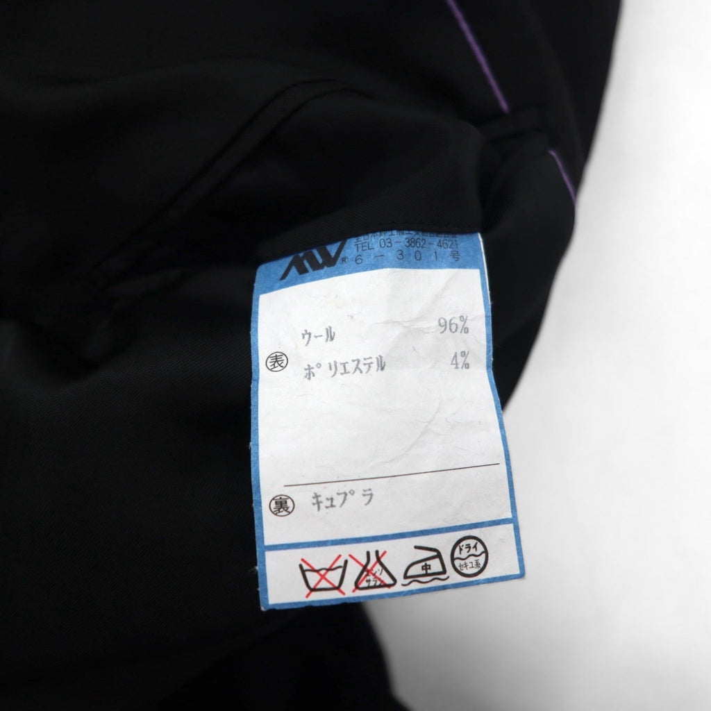 Paul Smith Anni '90 Abito completo 3 bottoni XL Nero a quadri Lana Made in Japan