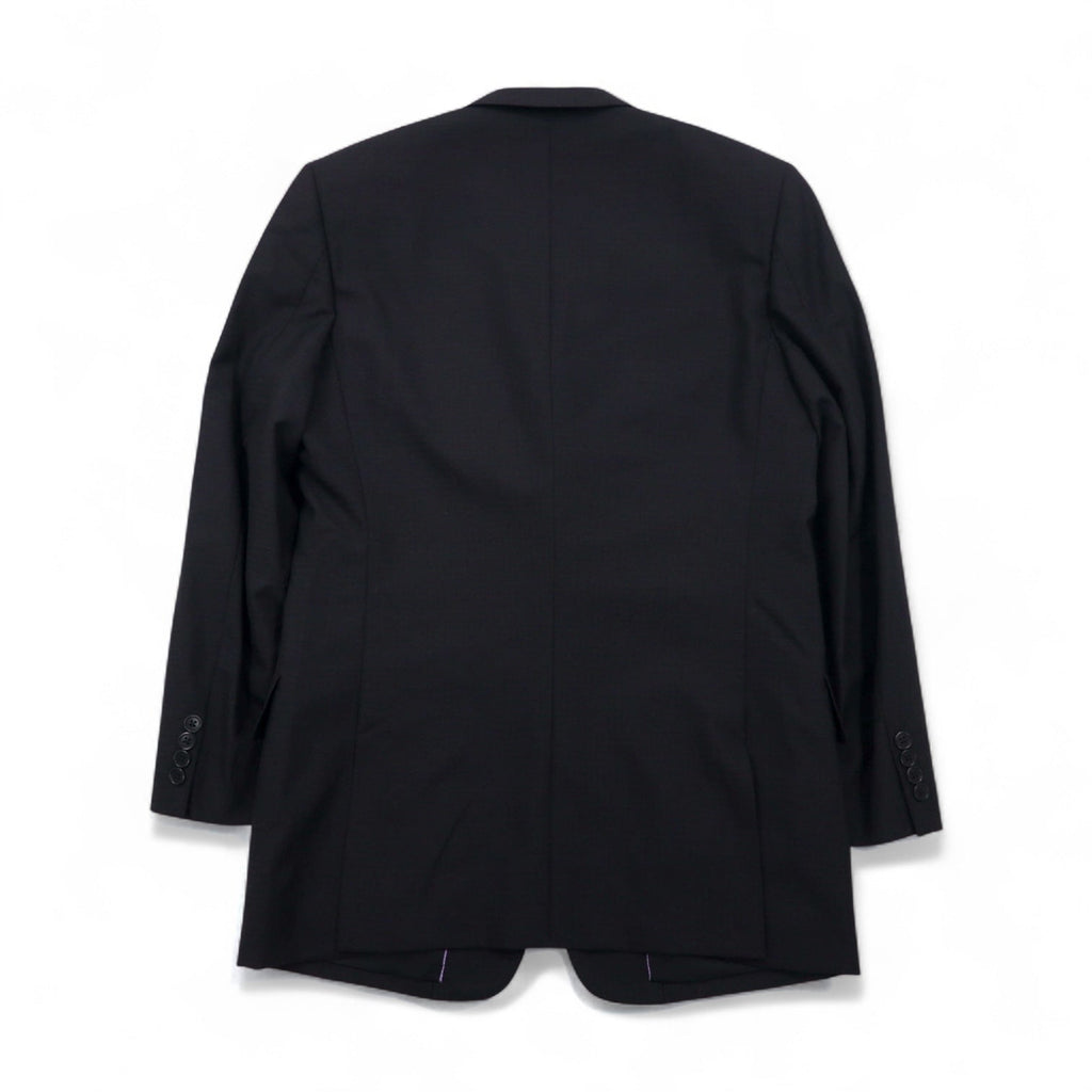 Paul Smith Anni '90 Abito completo 3 bottoni XL Nero a quadri Lana Made in Japan