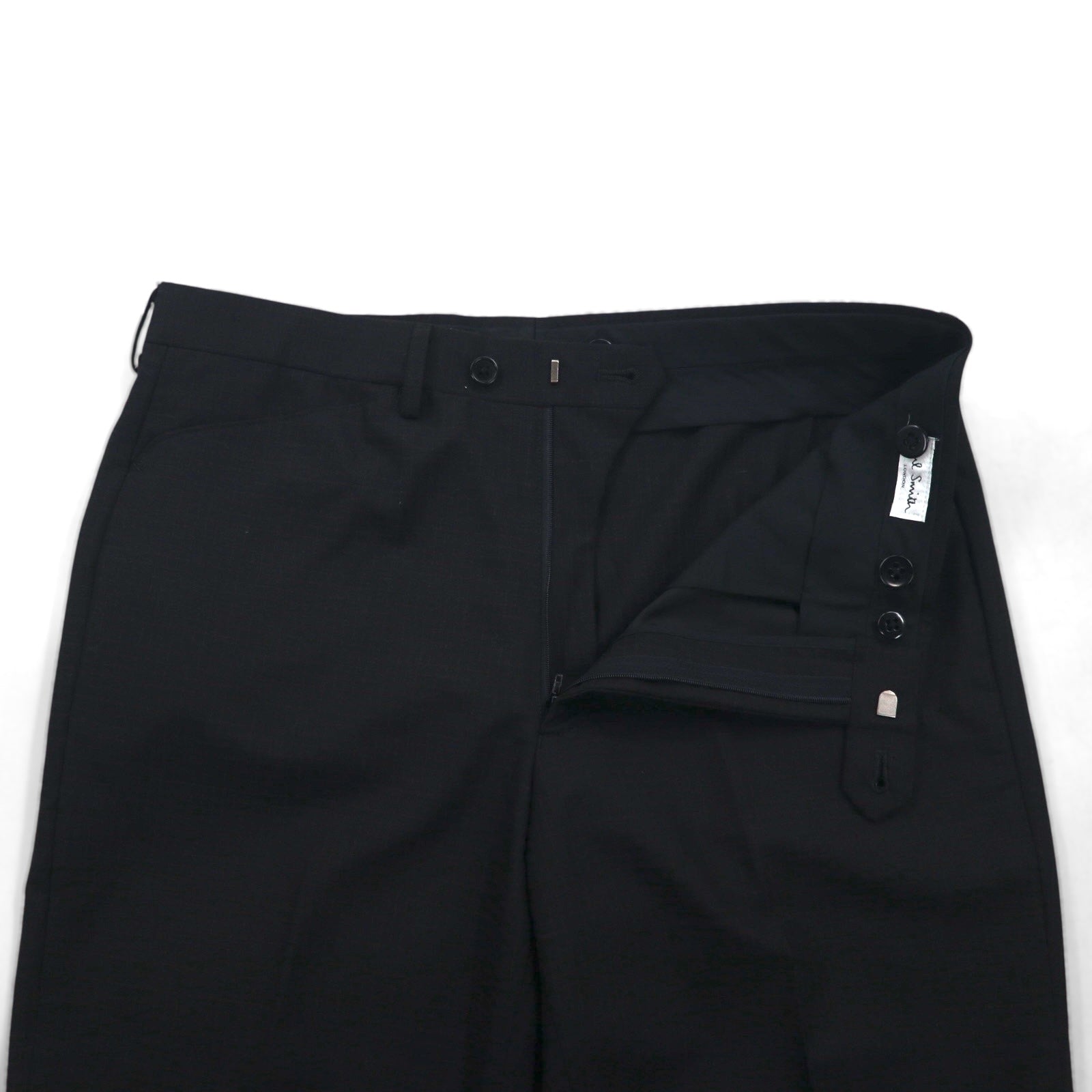 Paul Smith Anni '90 Abito completo 3 bottoni XL Nero a quadri Lana Made in Japan
