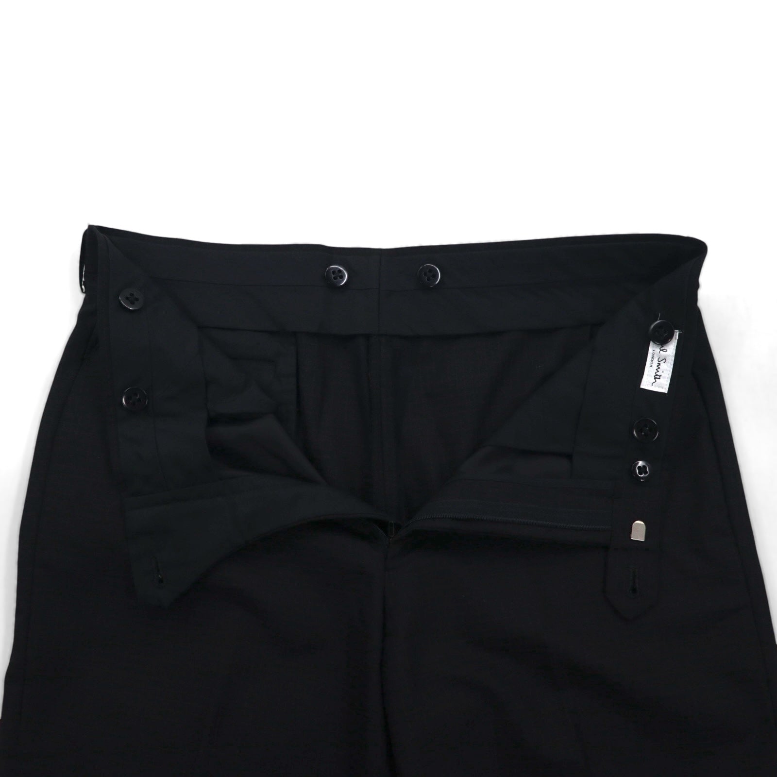 Paul Smith Anni '90 Abito completo 3 bottoni XL Nero a quadri Lana Made in Japan