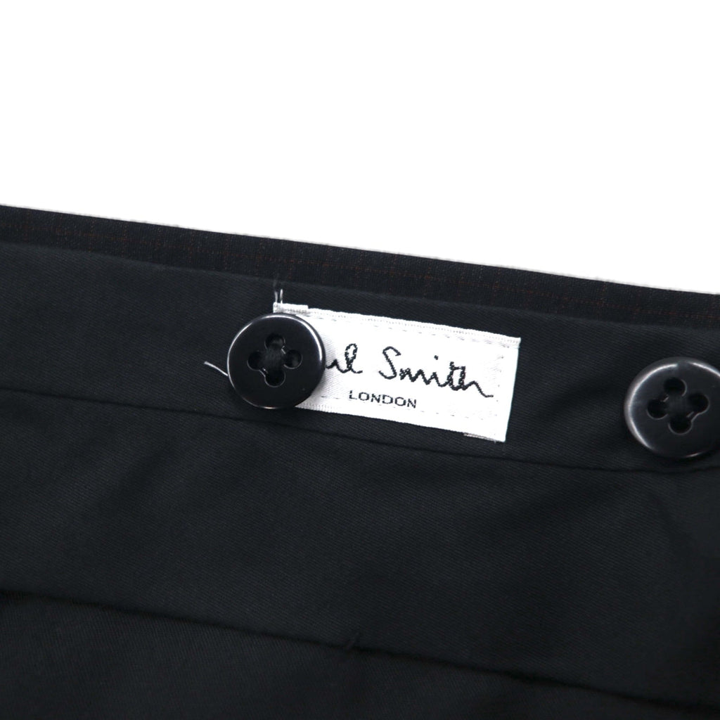 Paul Smith Anni '90 Abito completo 3 bottoni XL Nero a quadri Lana Made in Japan