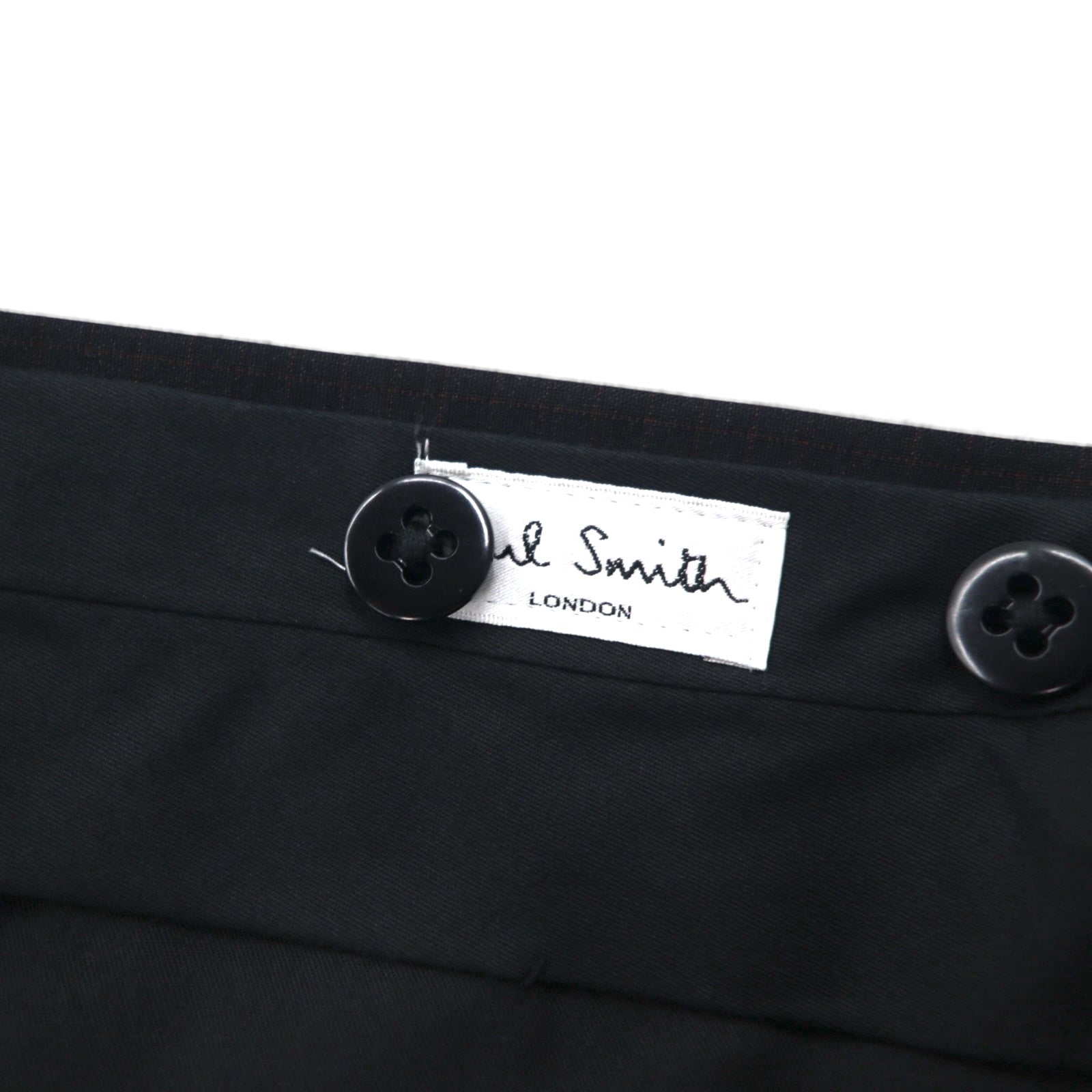 Paul Smith Anni '90 Abito completo 3 bottoni XL Nero a quadri Lana Made in Japan