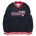 CHASE AUTHENTICS Giacca a vento racing con linea a coste XL Nera Nylon Earnhardt Racing Taglia grande