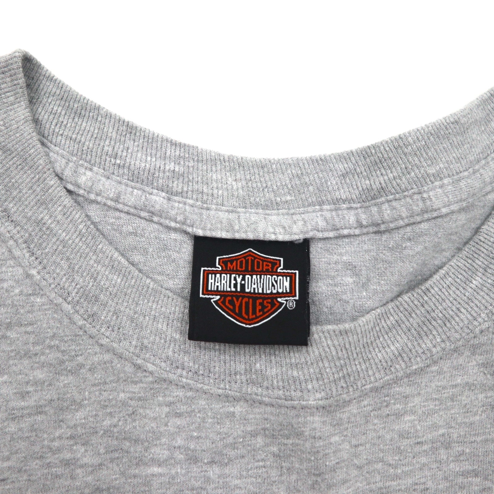 HARLEY DAVIDSON 00年代 両面プリント Tシャツ 2XL ビッグサイズ グレー コットン WINCHESTER