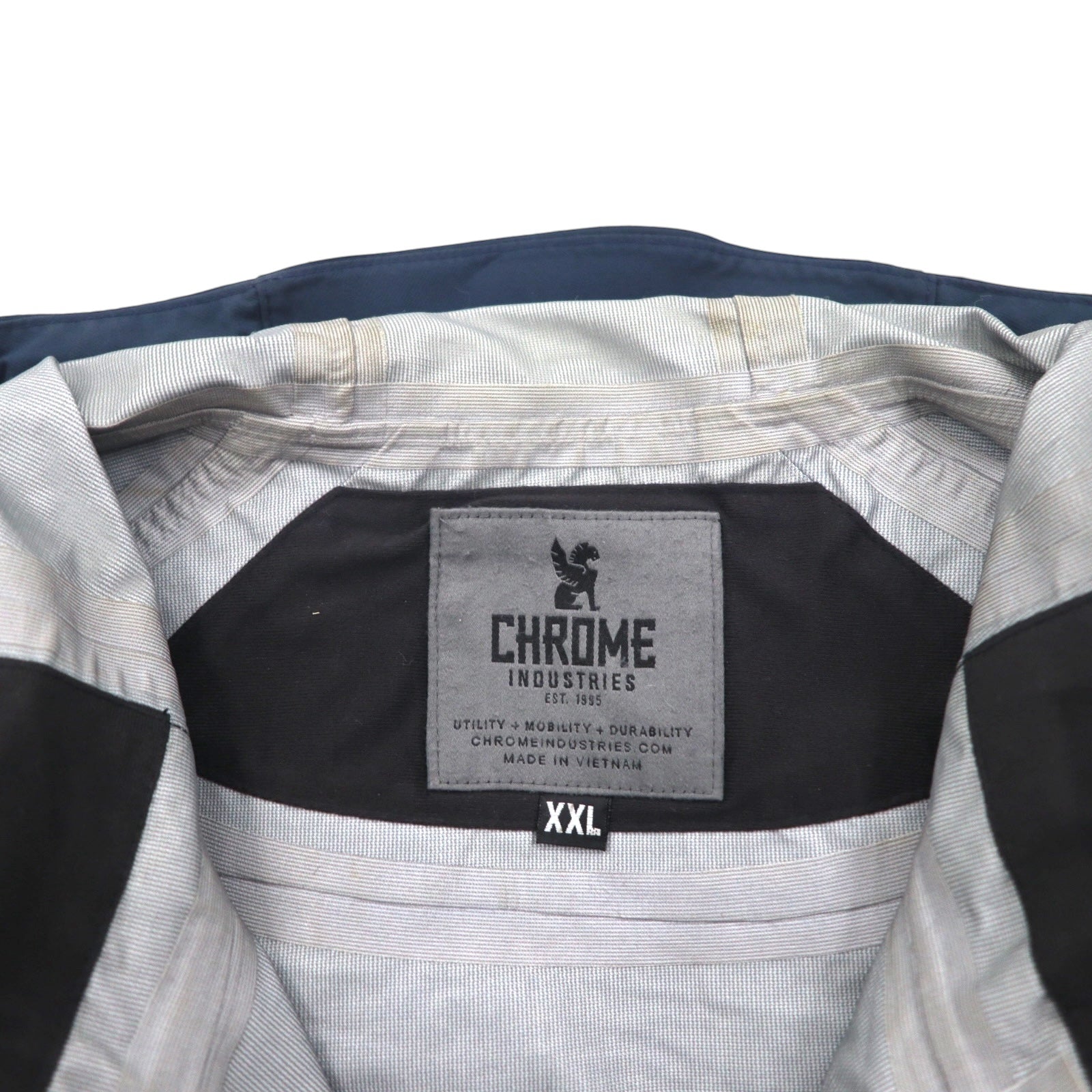 CHROME マウンテンパーカー シェルジャケット 2XL ネイビー 完全防水 STORM COBRA 2.0
