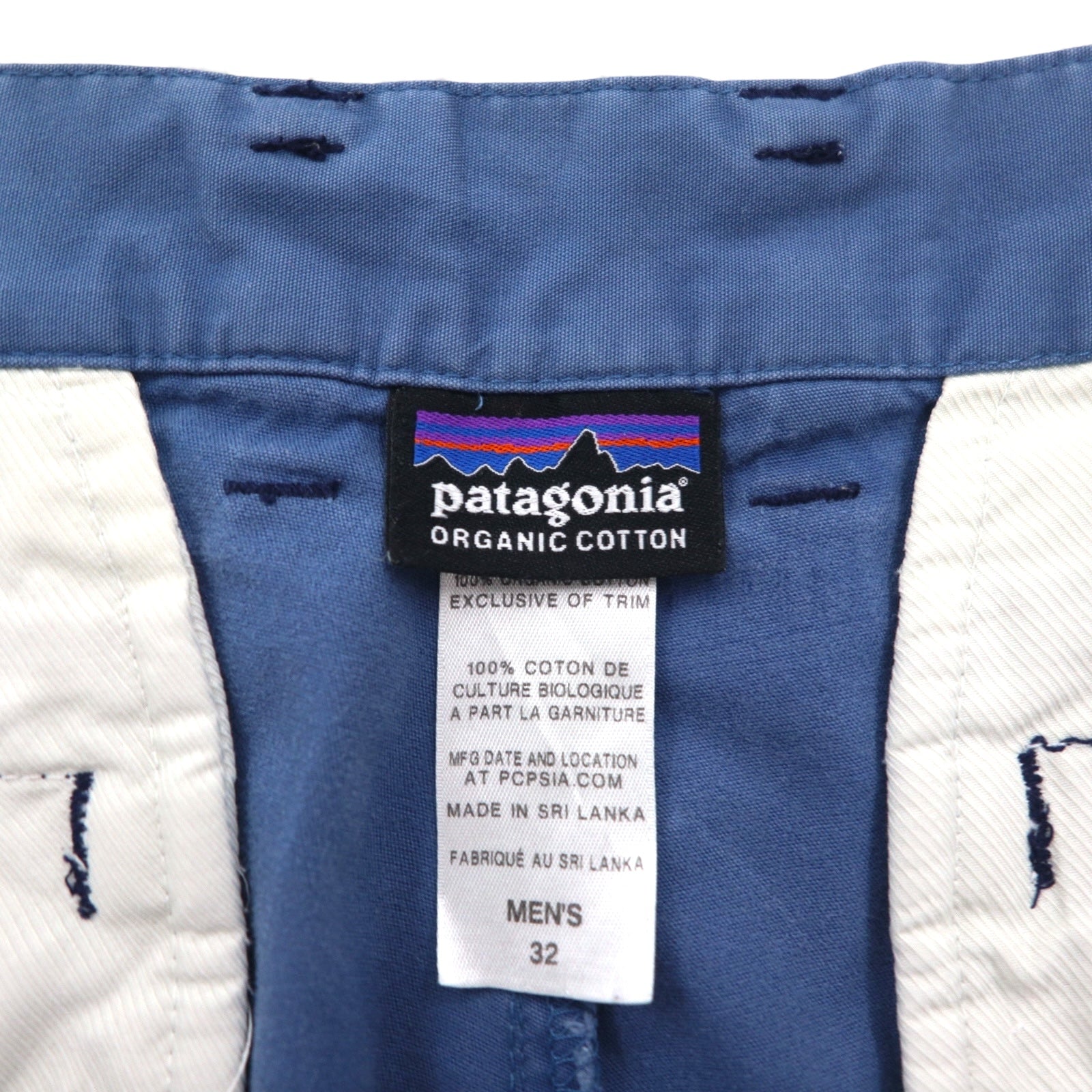 patagonia All-Wear Shorts pantaloncini M blu navy cotone organico 57674