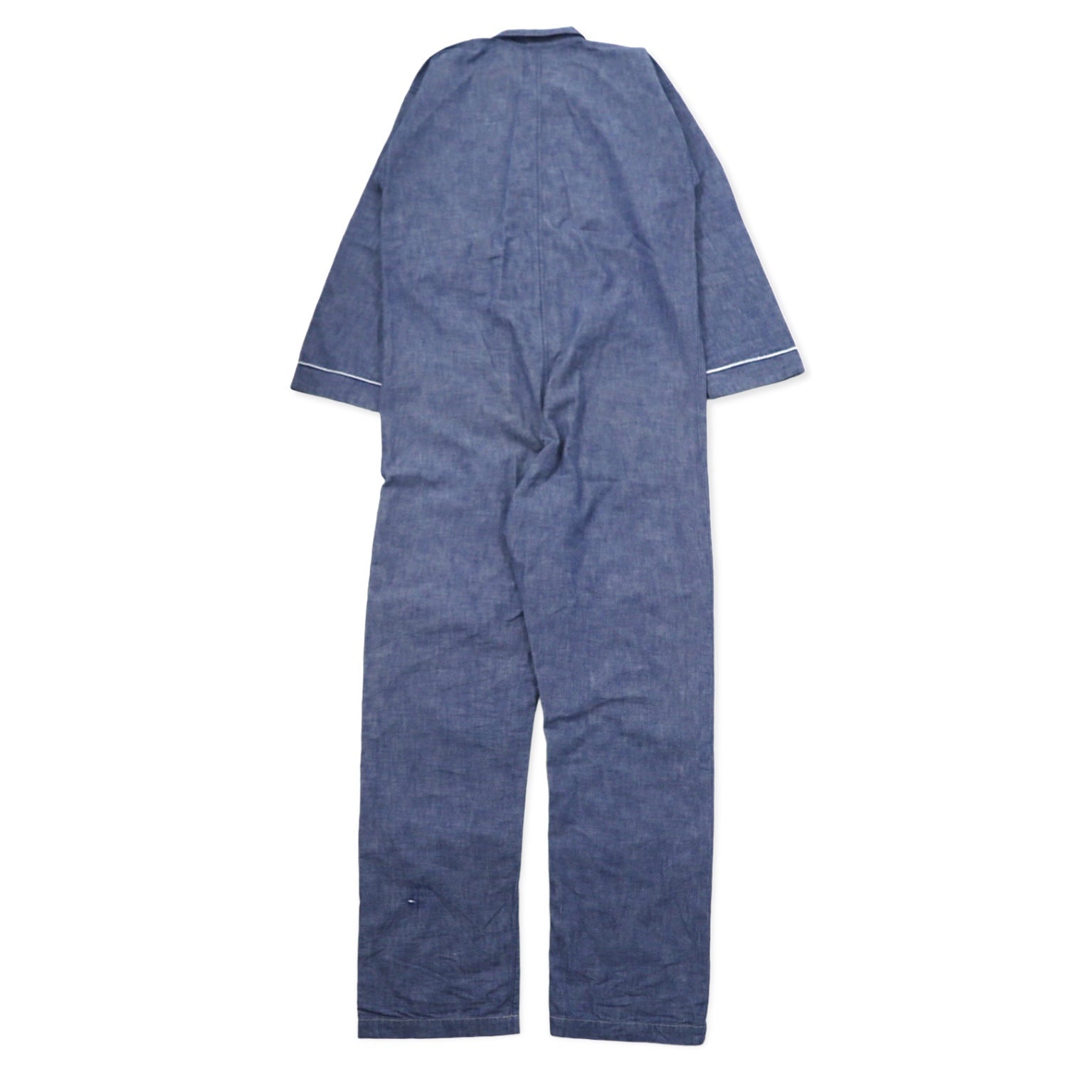 Tuta intera all-in-one CLASS, taglia M, colore blu, chambray di cotone, prodotto in Giappone