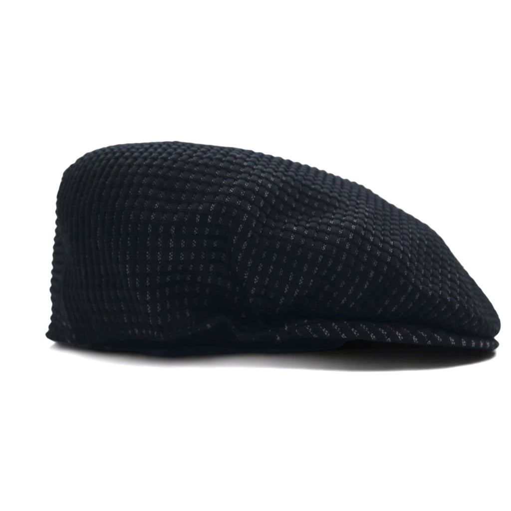 KANGOL blue ワッフル ハンチング キャップ S ブラック T/TONE WAFFLE CAP 0483BC