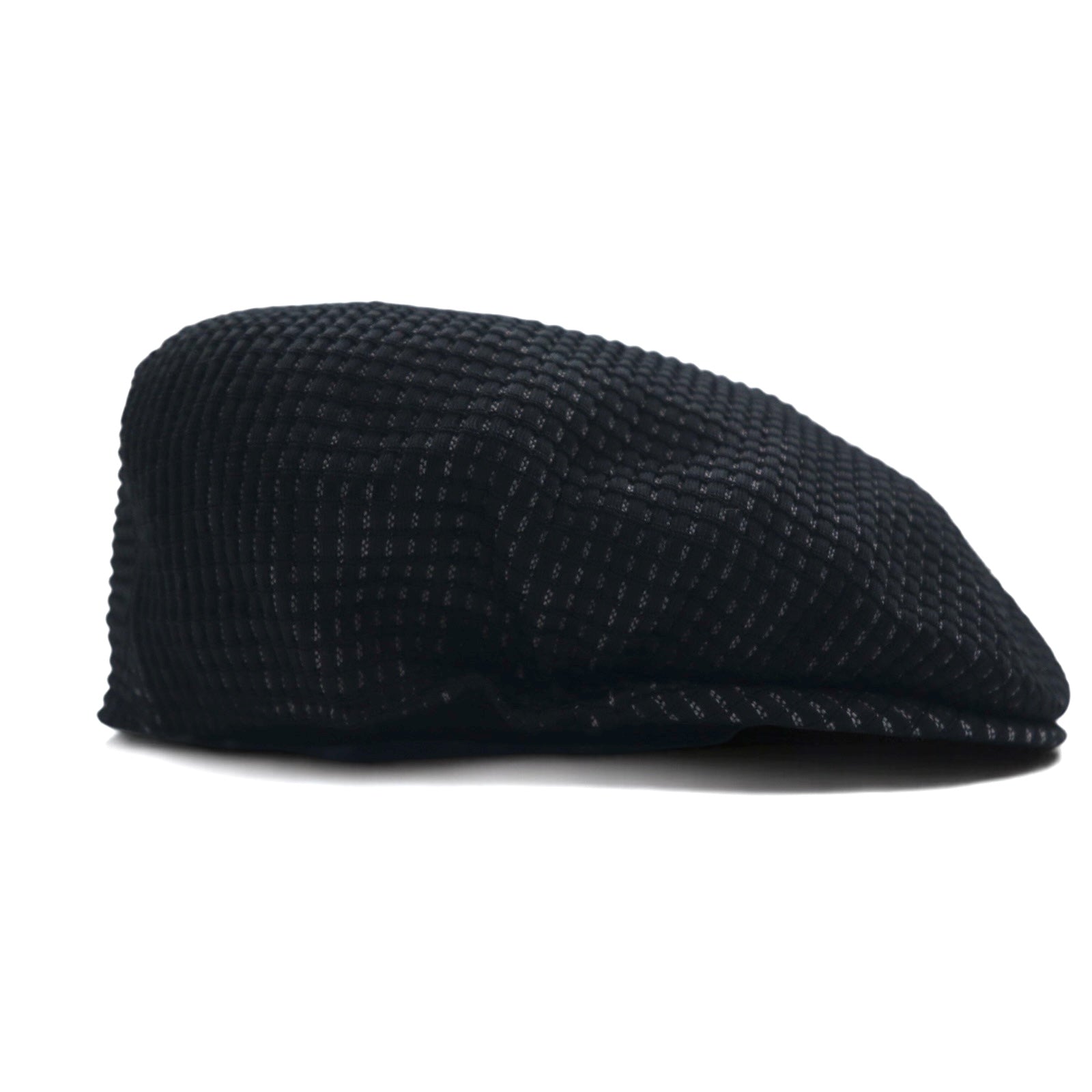 KANGOL blu cappello da caccia a nido d'ape S nero T/TONE WAFFLE CAP 0483BC