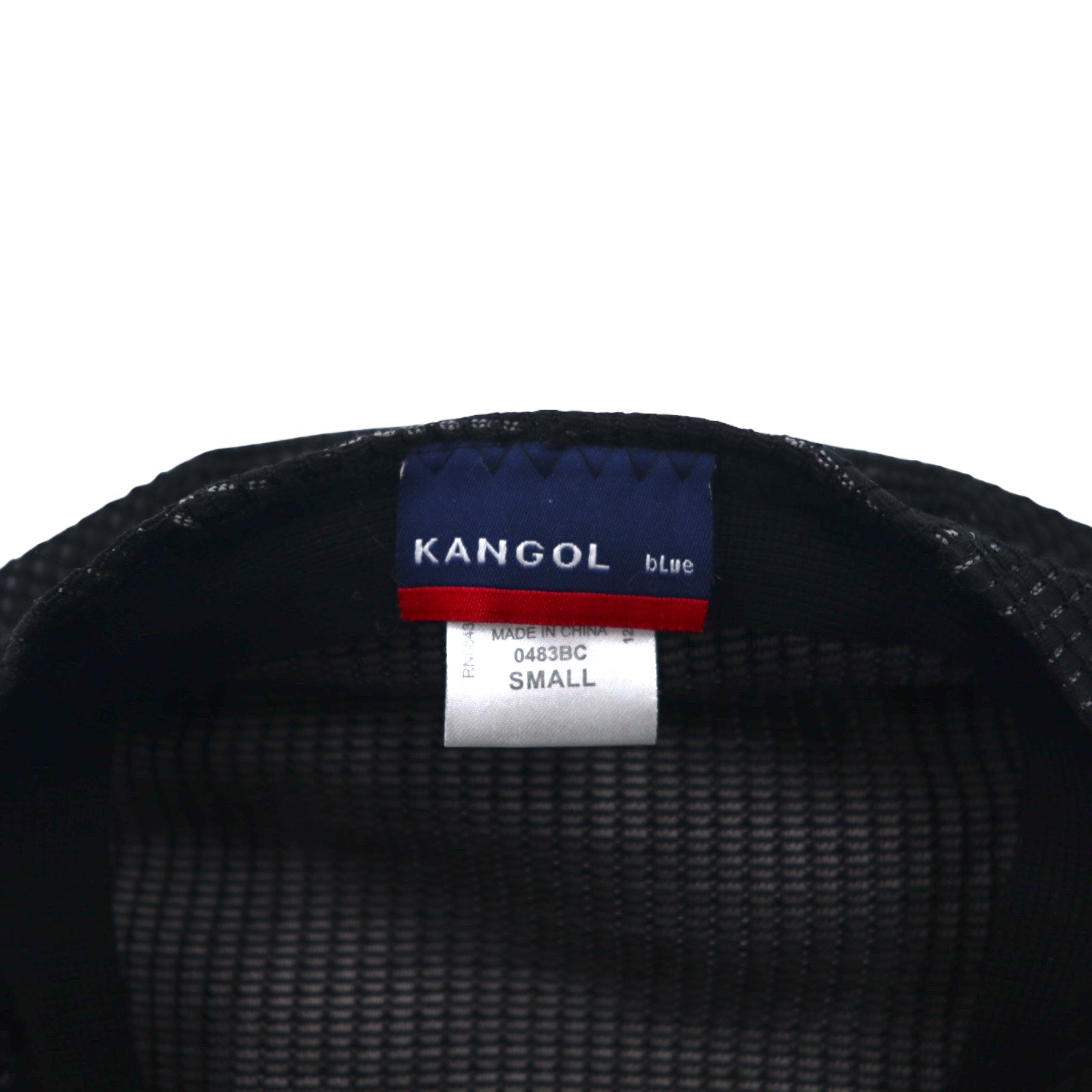 KANGOL blu cappello da caccia a nido d'ape S nero T/TONE WAFFLE CAP 0483BC