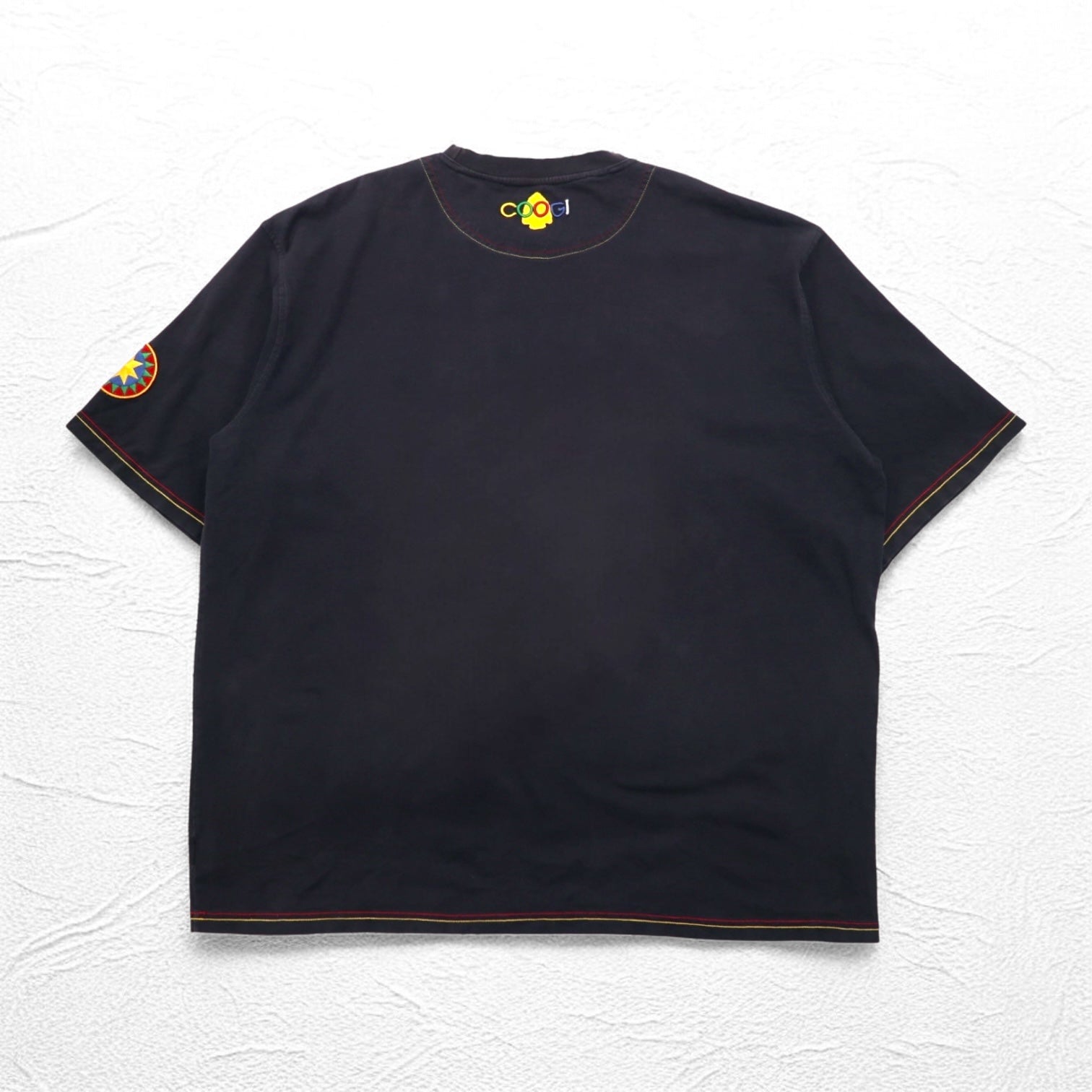 COOGI 90年代 刺繍 Tシャツ 4XL ビッグサイズ ブラック コットン
