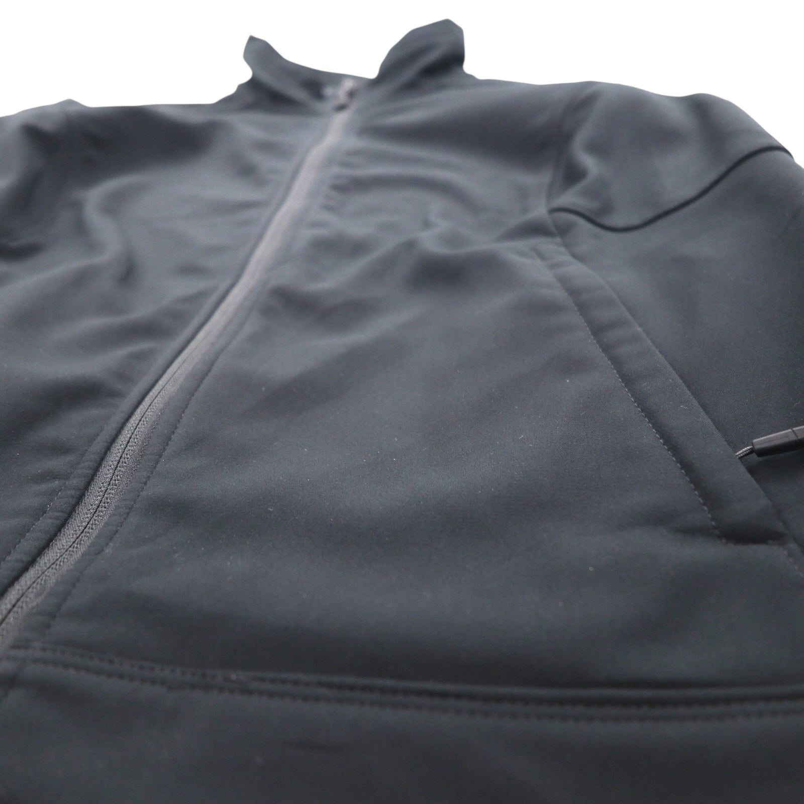 MOUNTAIN HARDWEAR フリースライニング ソフトシェルジャケット L ブラック SOLAMERE  OL6782